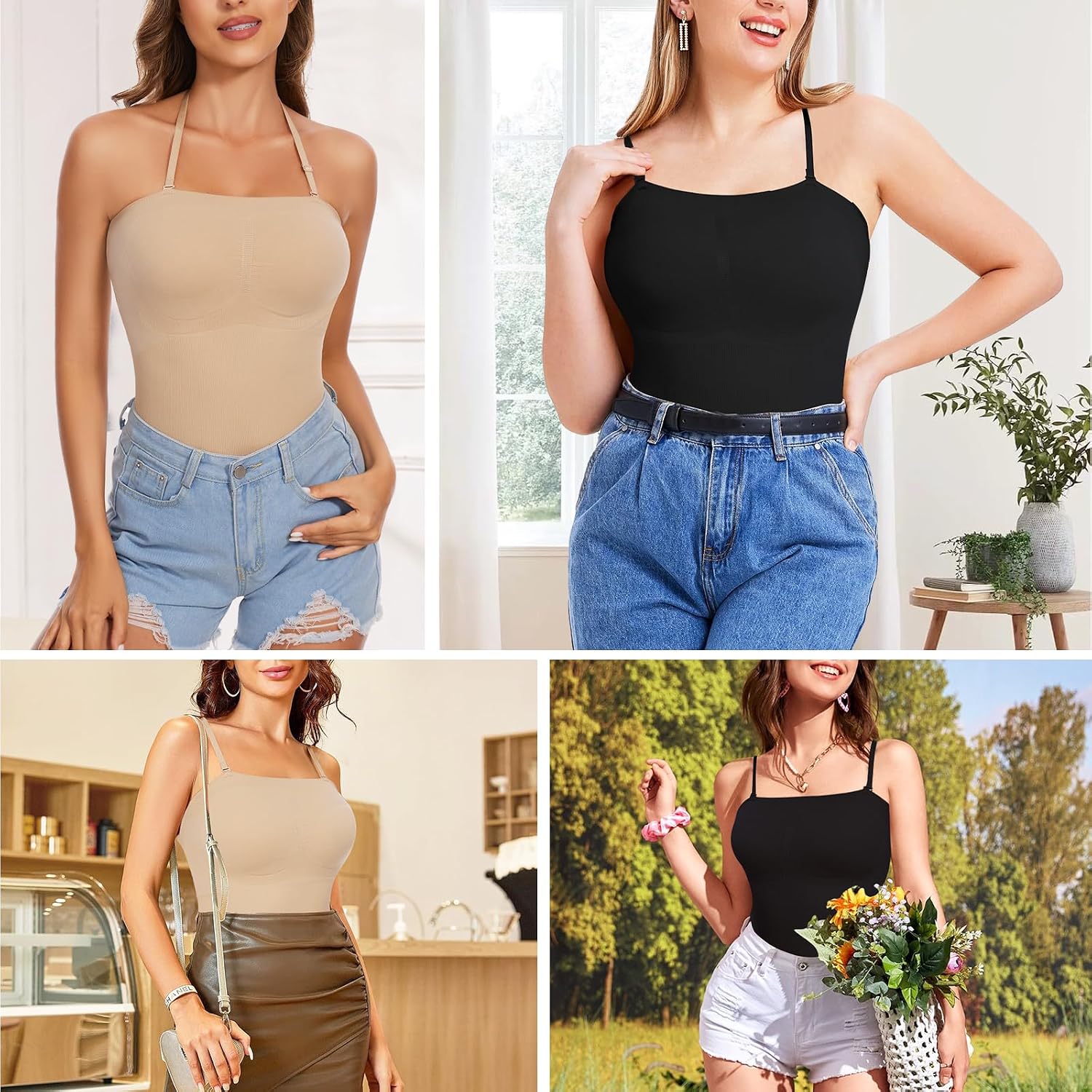 Ellareese Strapless Shapewear Tank Top for Women — image 5