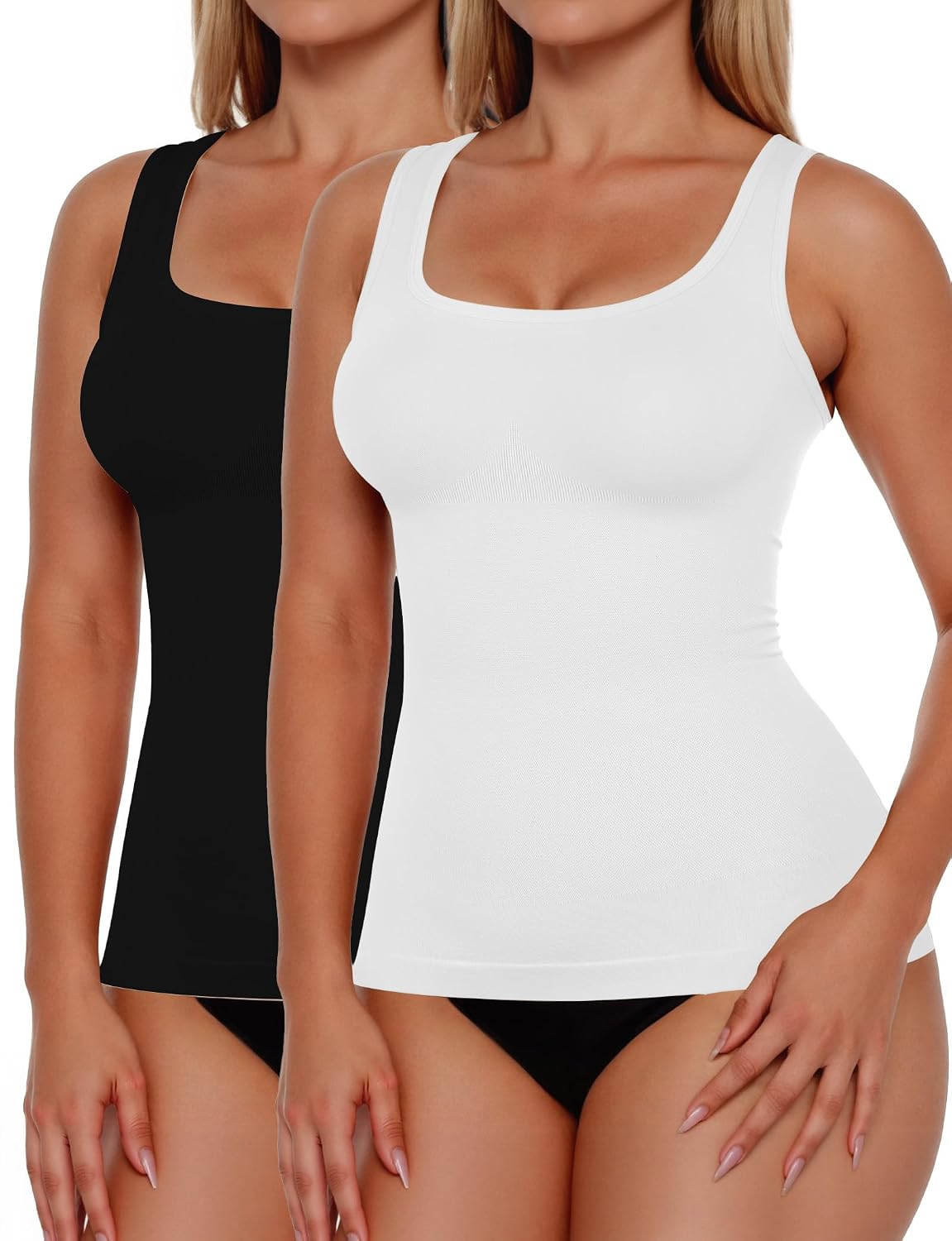 AURUZA Tummy Control Camisole Top 2 Pack