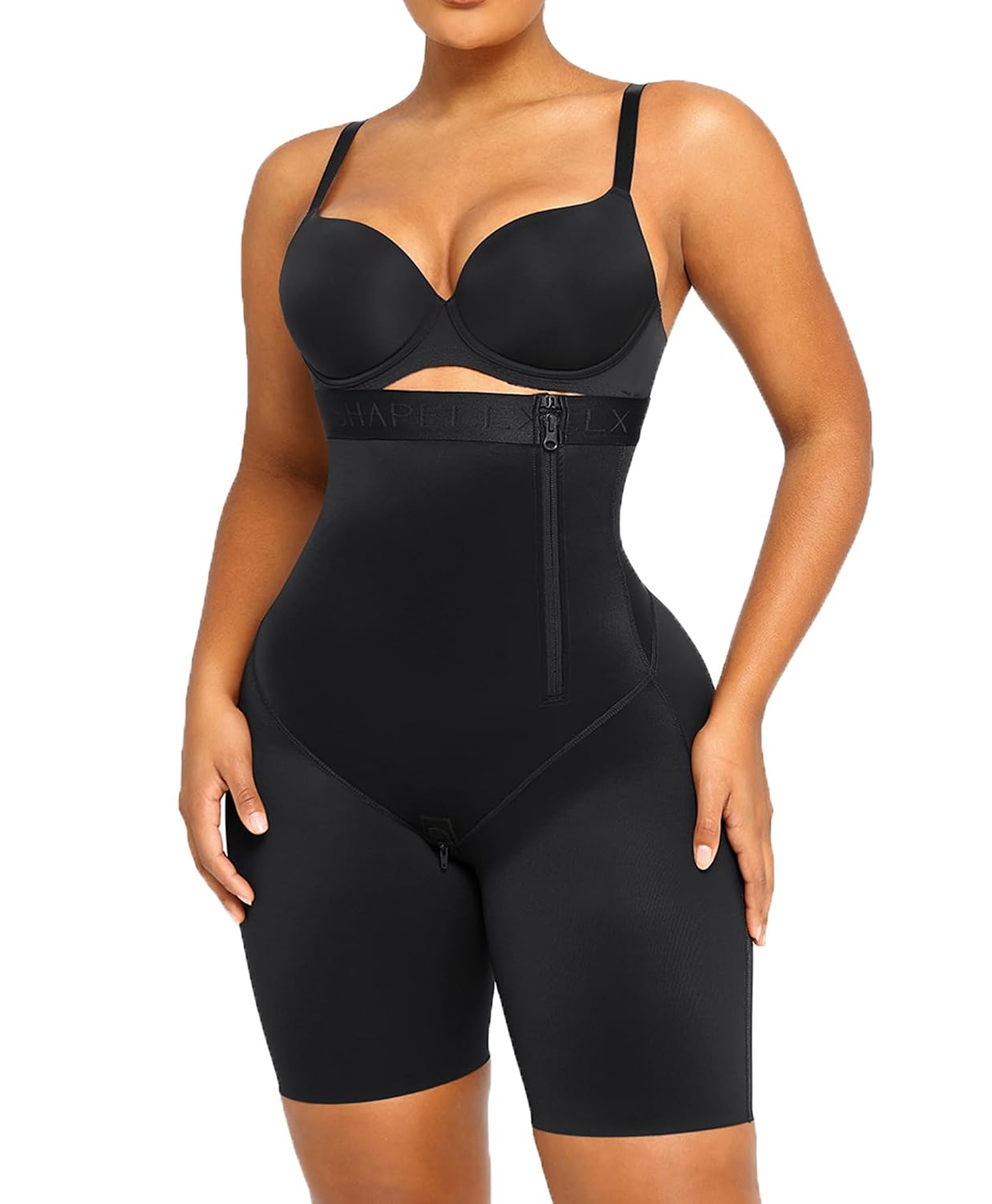 SHAPELLX High-Waisted Firm Compression Bodysuit