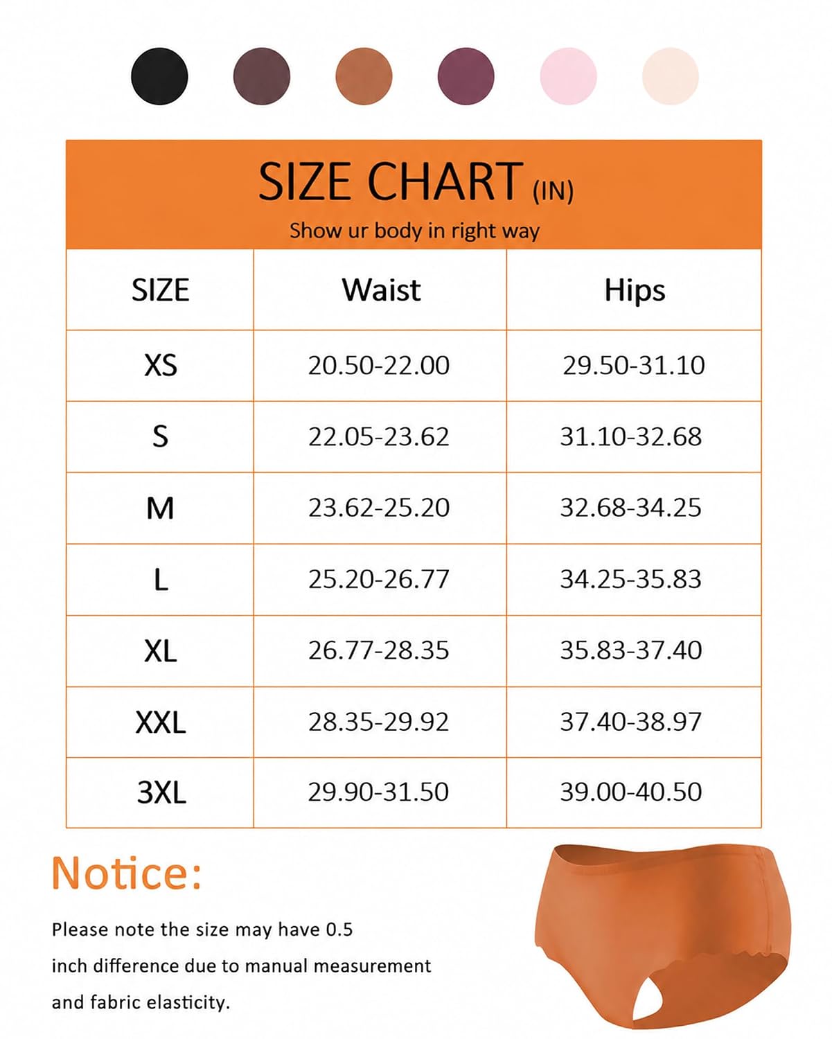 Sth Big High Waisted Seamless Panties 6-Pack — image 6