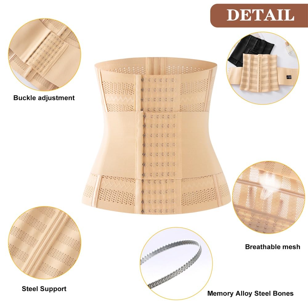 MISTHIN Women's Steel Bone Waist Cincher Shapewear — image 3