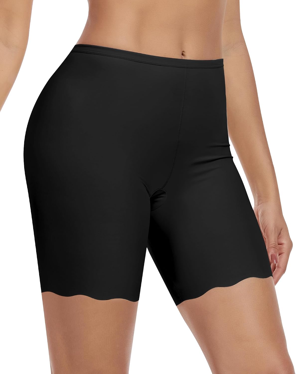 AugYew Seamless Anti Chafing Slip Shorts