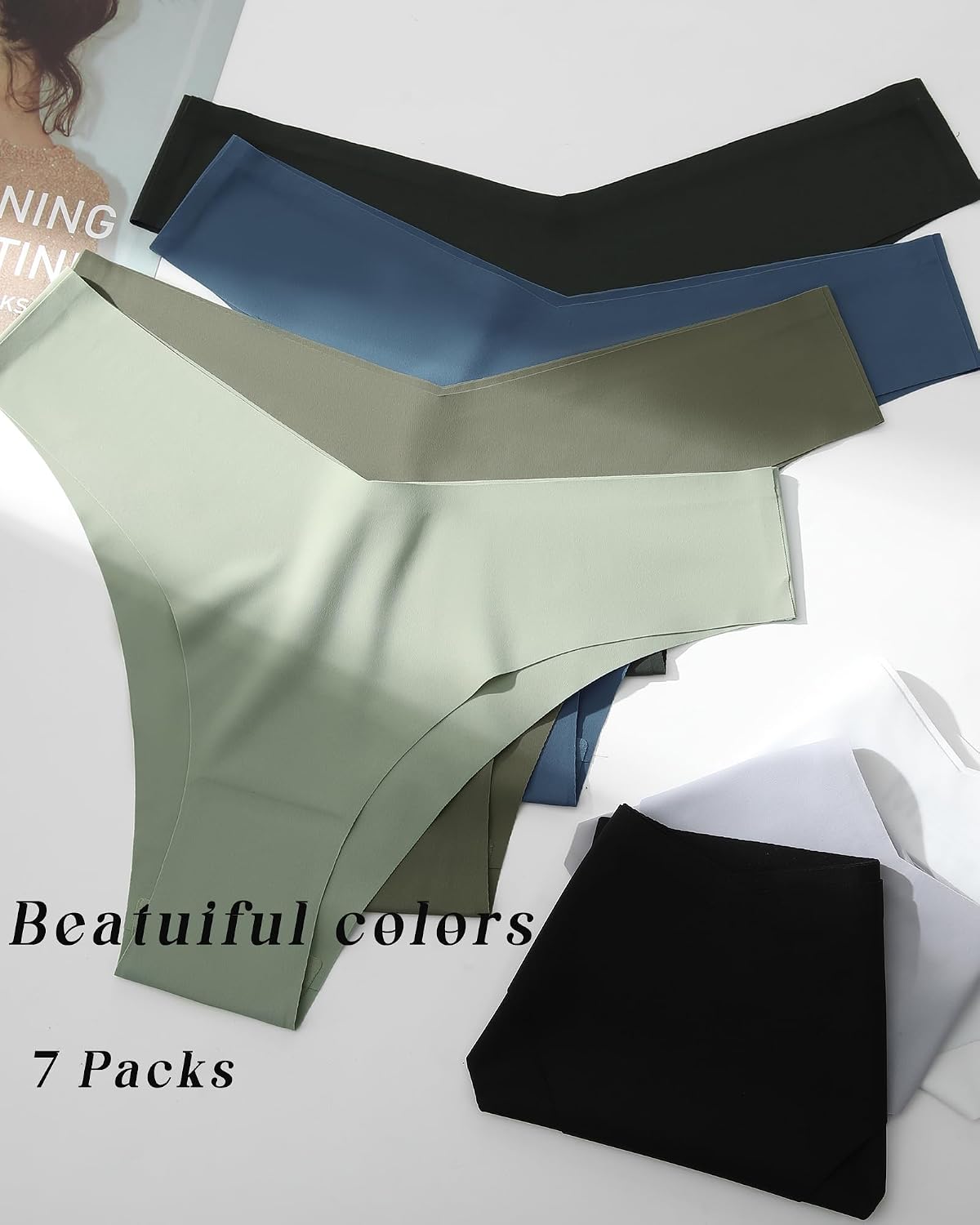 LEVAO Seamless Cheeky Bikini Panties for Women — image 5