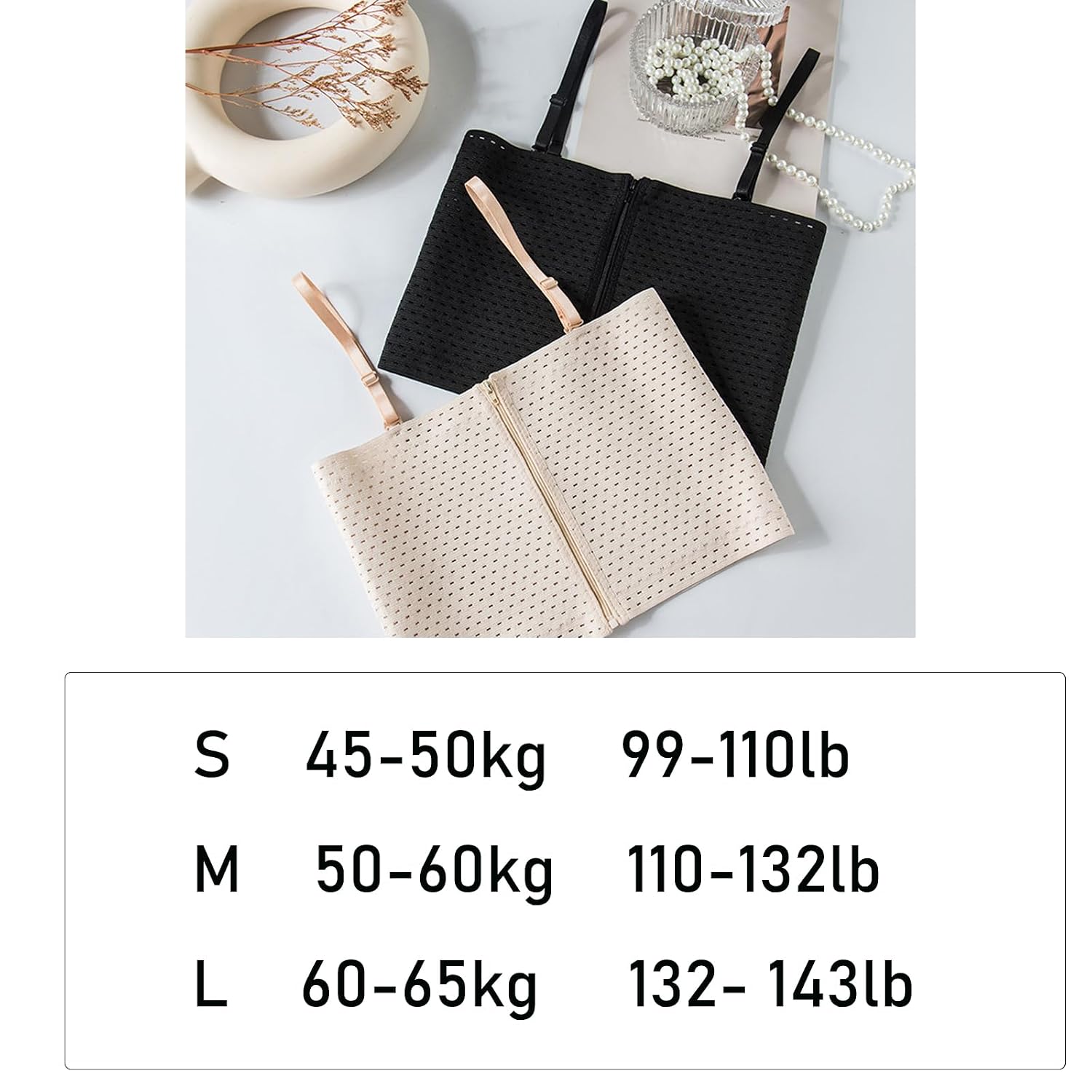 MeiLiZuRL Strapless Zip Front Chest Binder — image 7