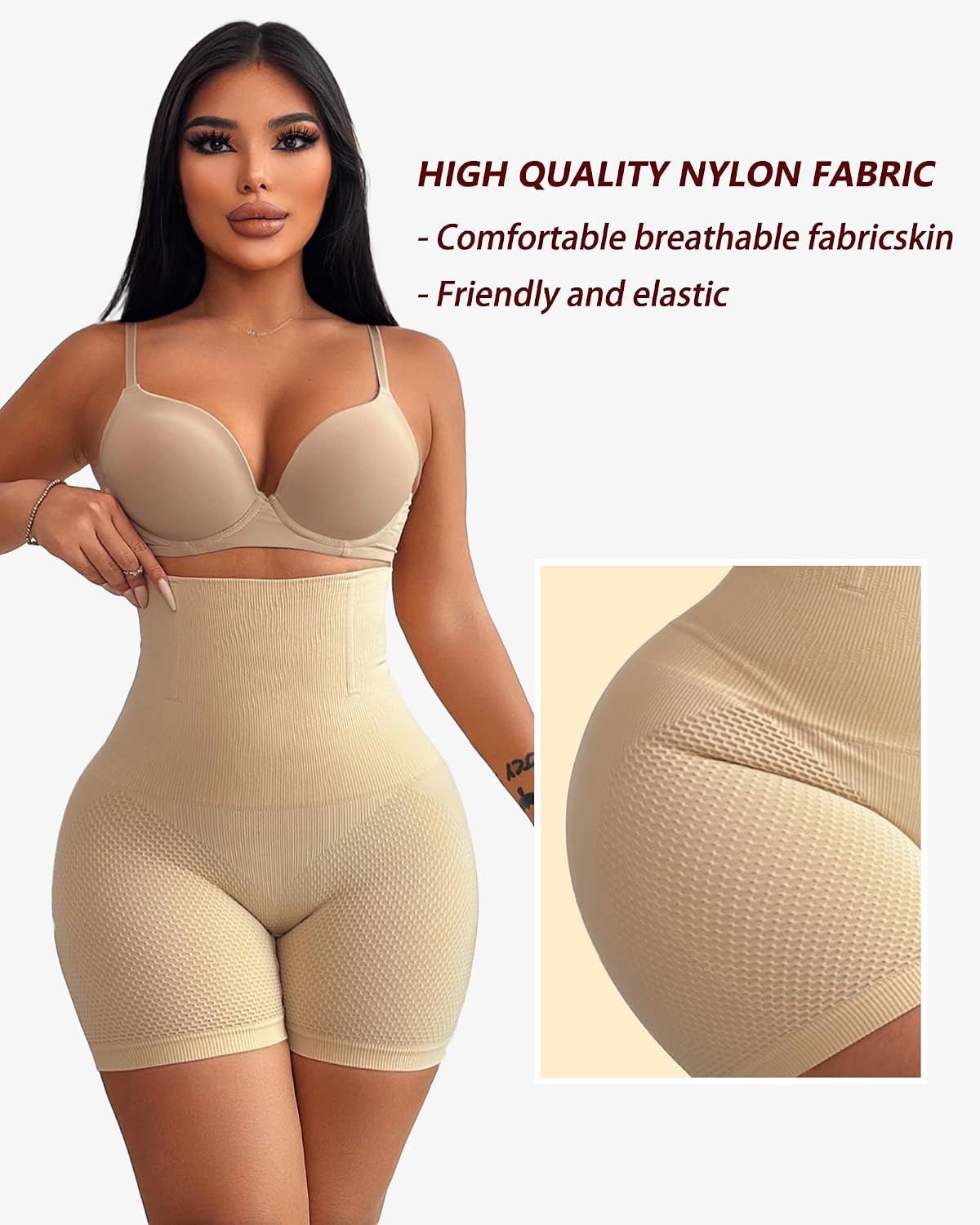 Sliot Tummy Control High Waisted Shapewear Shorts — image 2