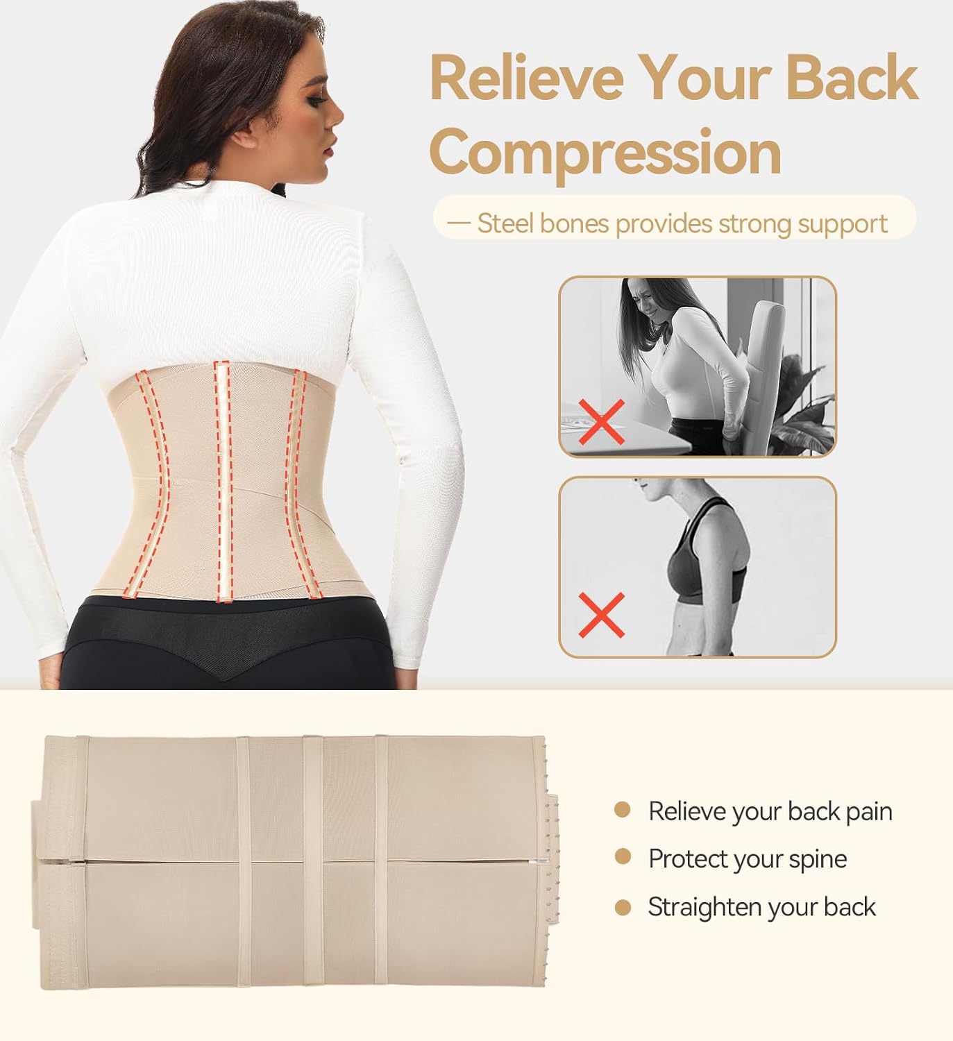 SHAPSHE Segmented Waist Trainer for Women — image 4