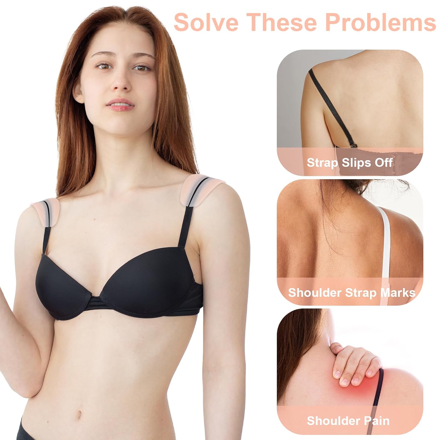 Thinp Silicone Bra Strap Cushion Pads — image 4