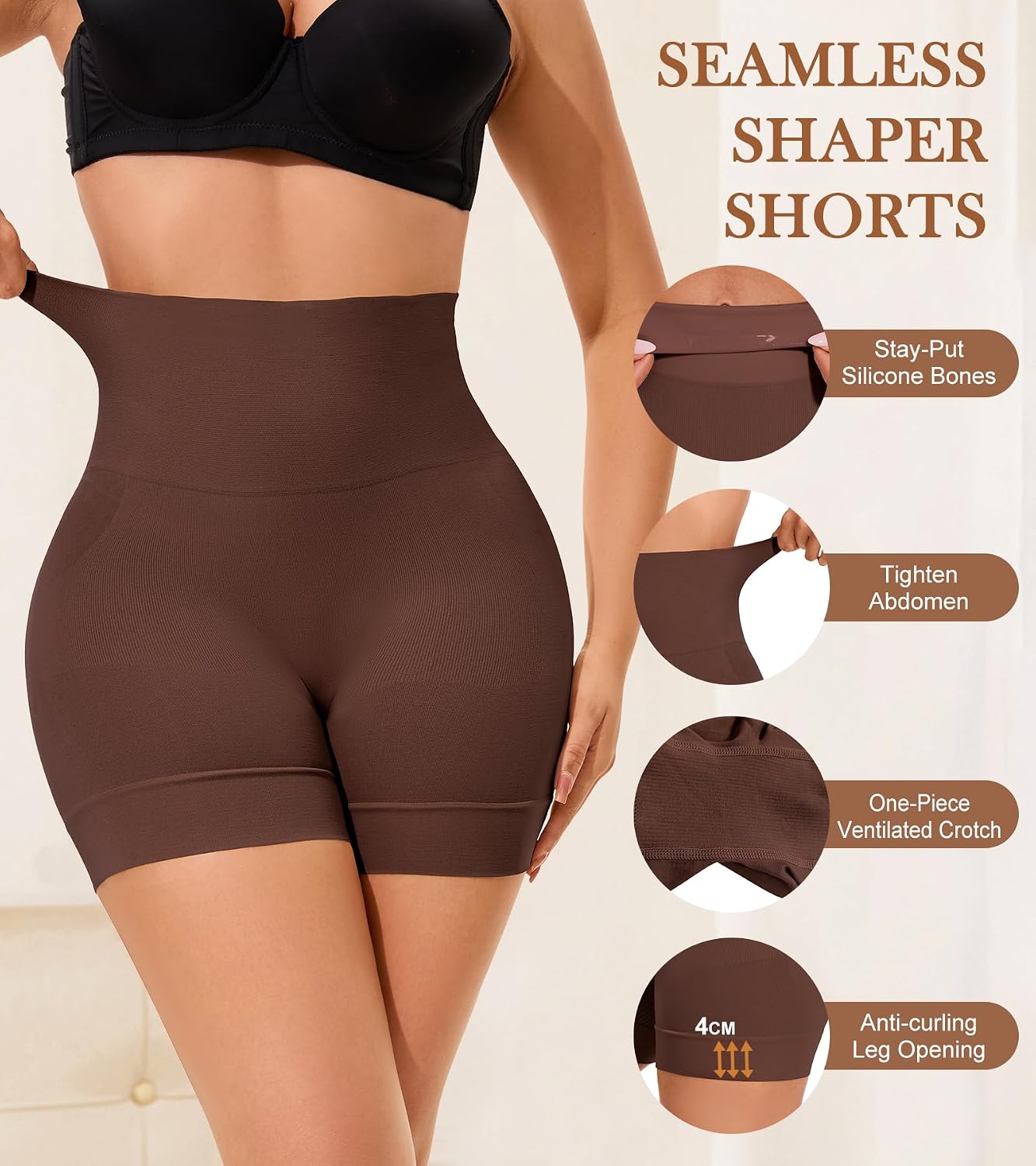 ciksob Tummy Control Shapewear Shorts for Women — image 4