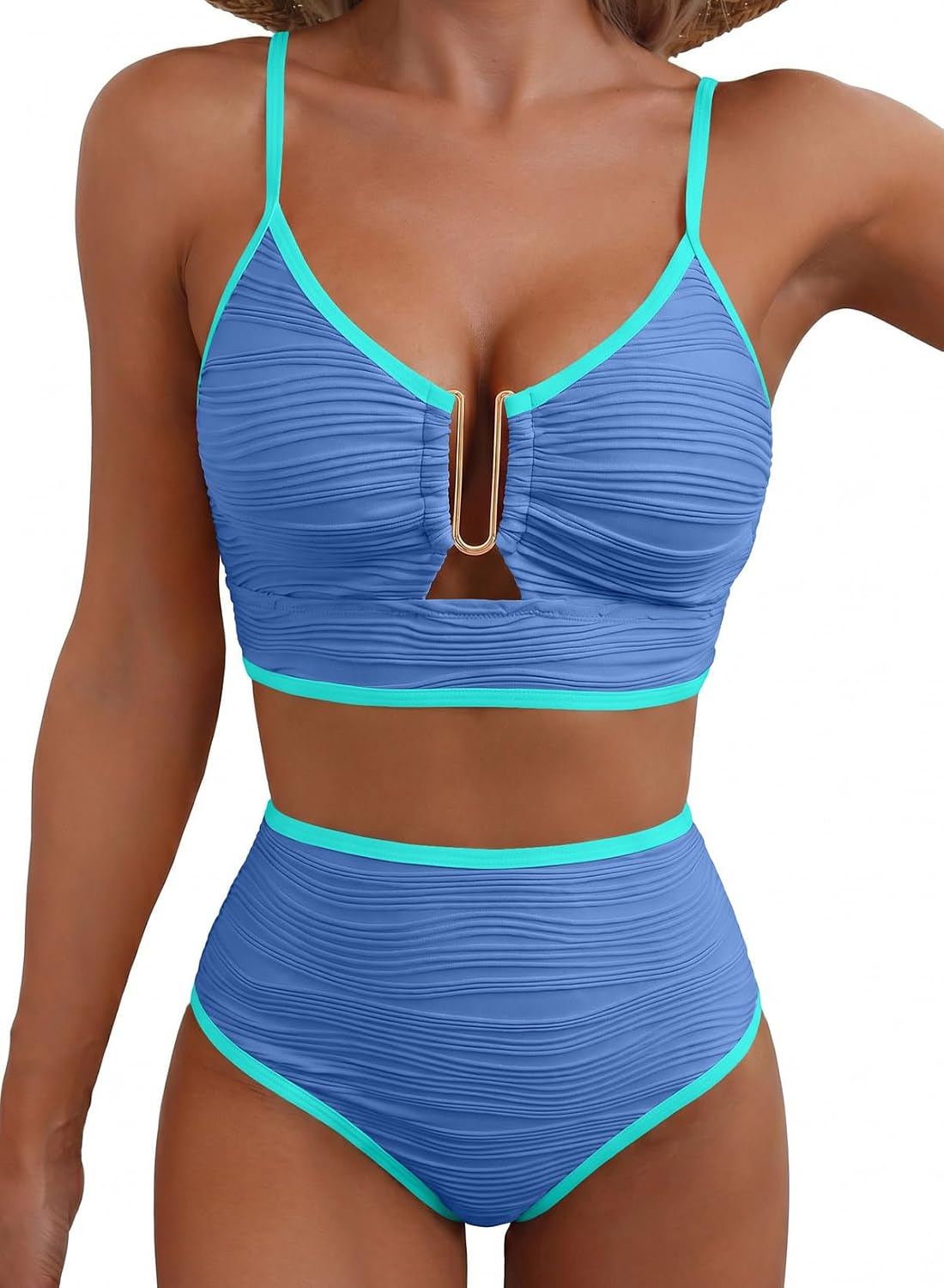 Herseas High Waisted U Wire Bikini Set — image 12