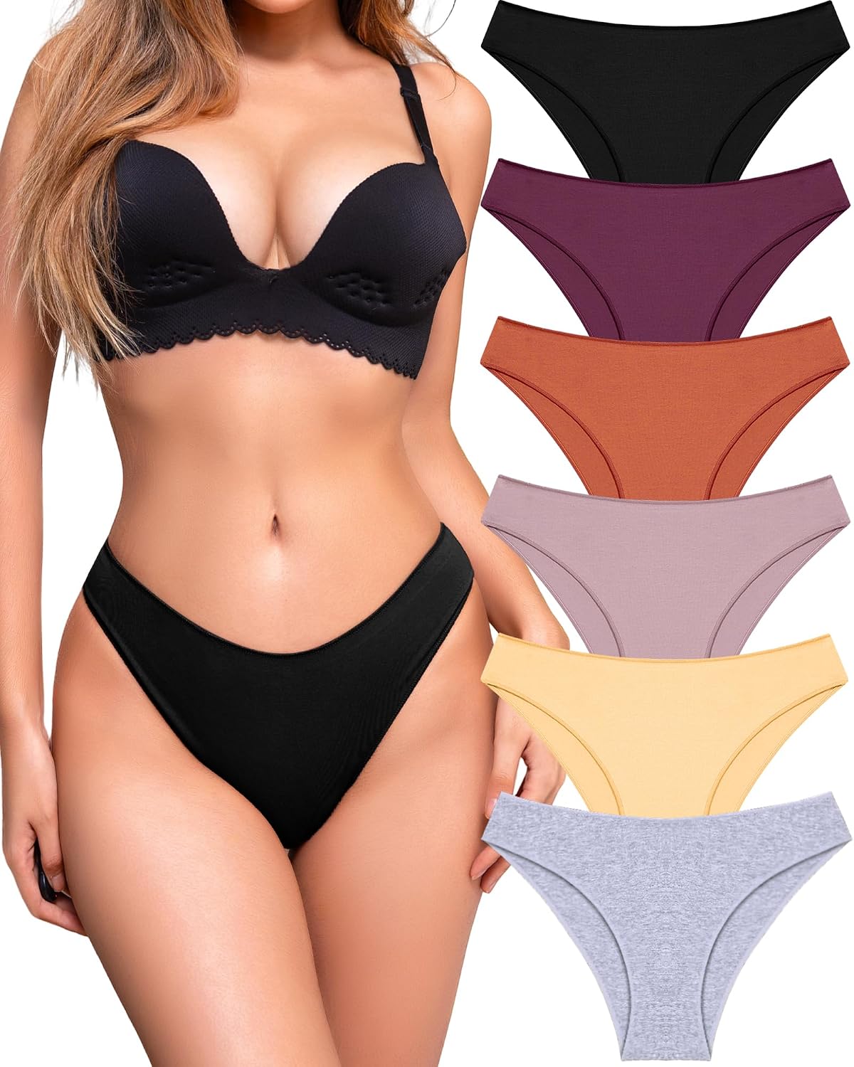Under The Sea Women's 6-Pack Cheeky Bikini Panties — image 2