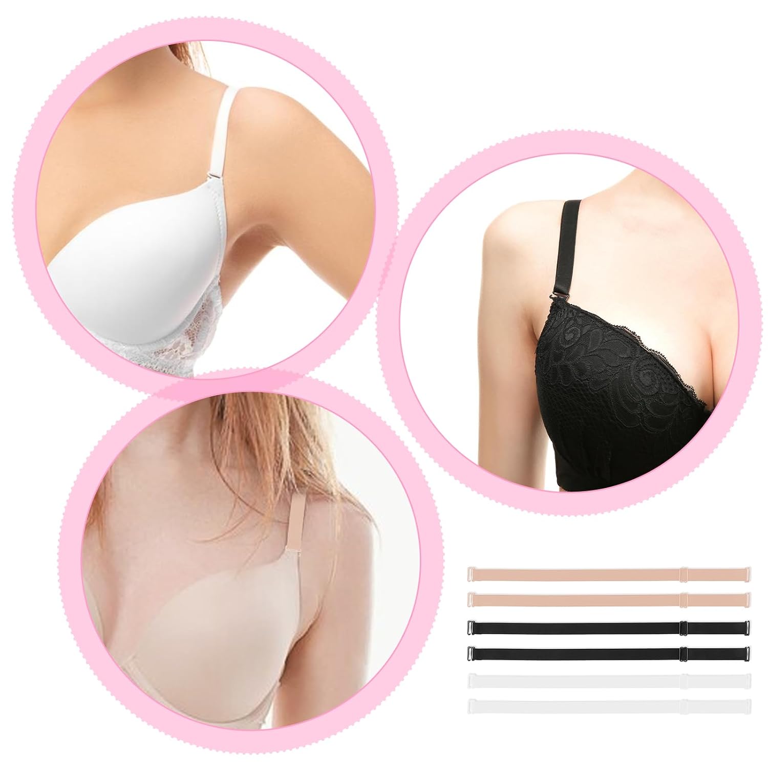 KALIONE Adjustable Non-Slip Bra Straps — image 6