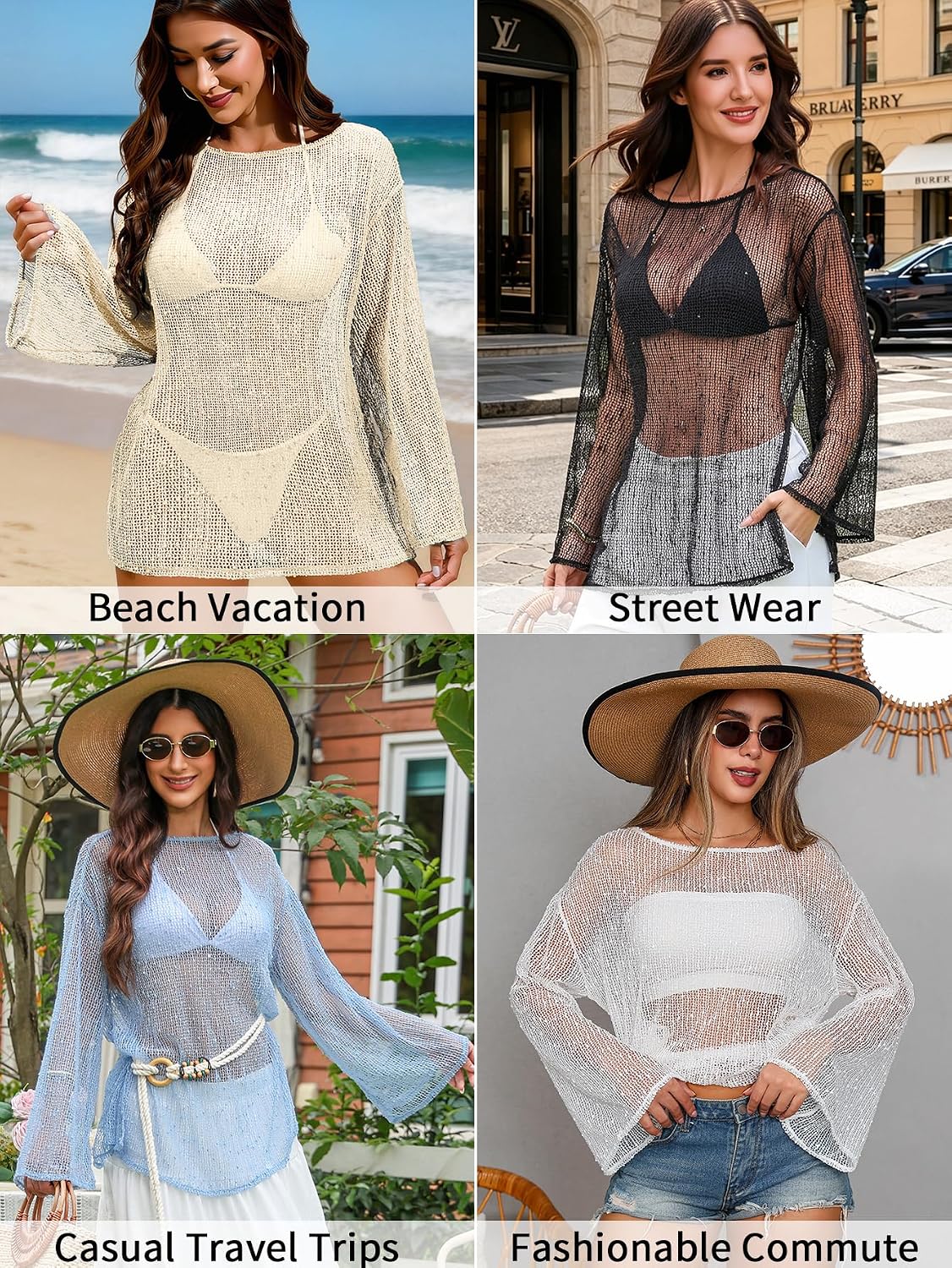 Lilosy Beach Swimsuit Cover Up Dress — image 7