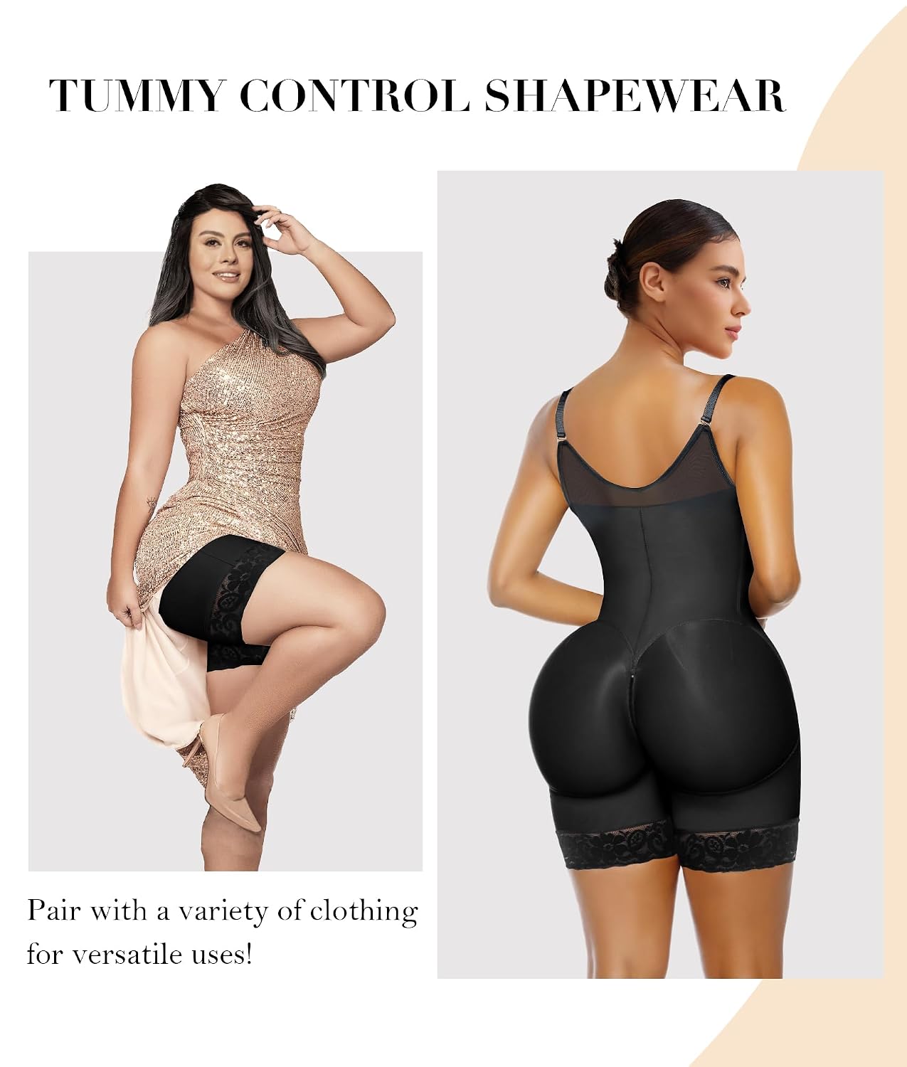 YIANNA Postpartum Shapewear Tummy Control Body Shaper — image 7