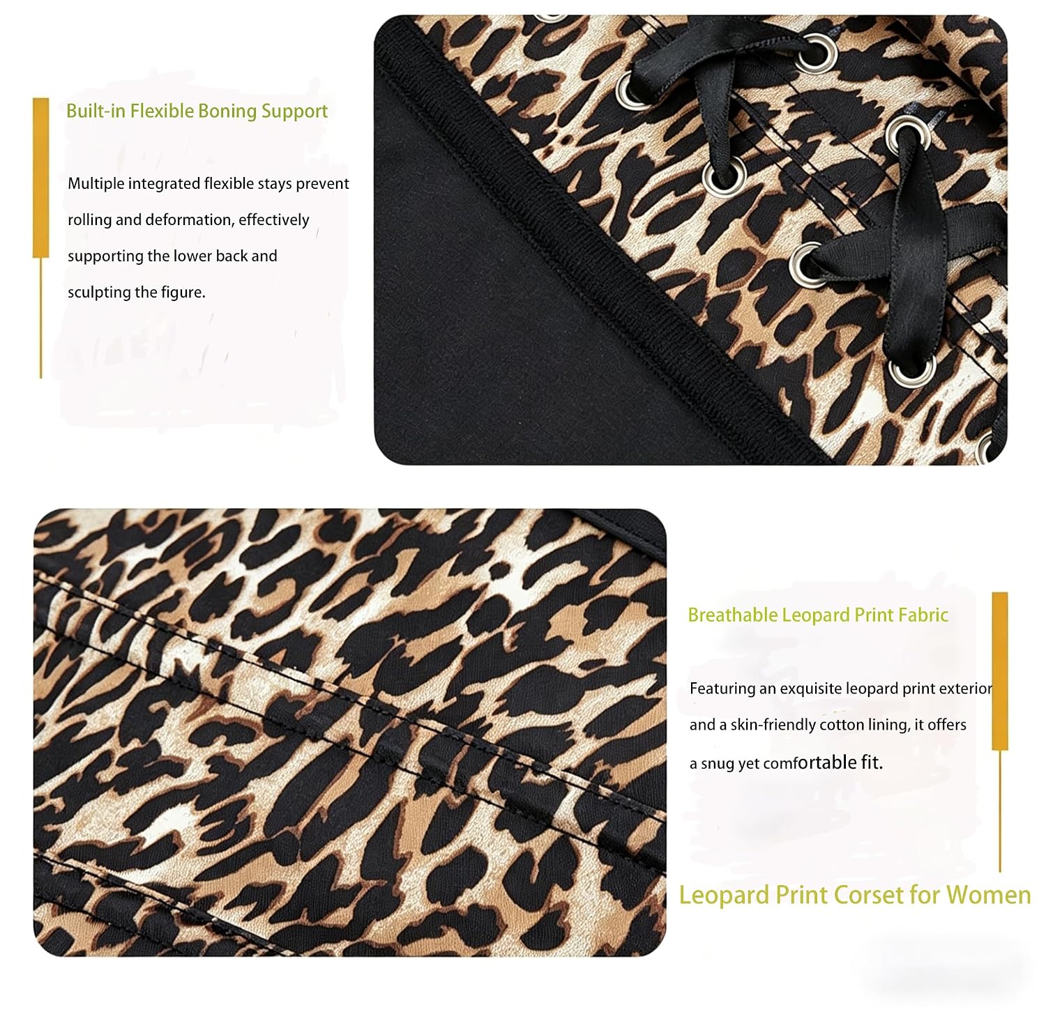 KorhLeoh Leopard-Print Bustier Corset Top — image 4