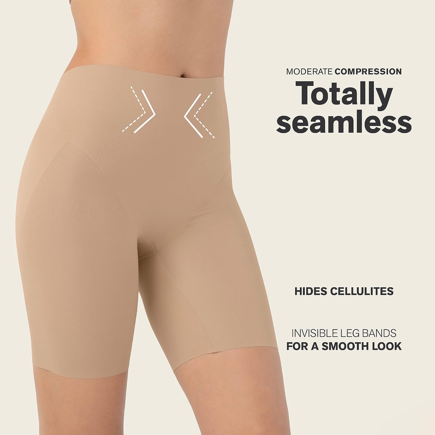 Leonisa InvisiPlunge Low-Back Shapewear Shorts — image 3