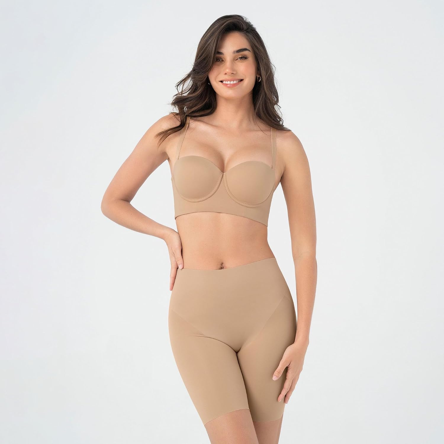 Leonisa InvisiPlunge Low-Back Shapewear Shorts — image 8