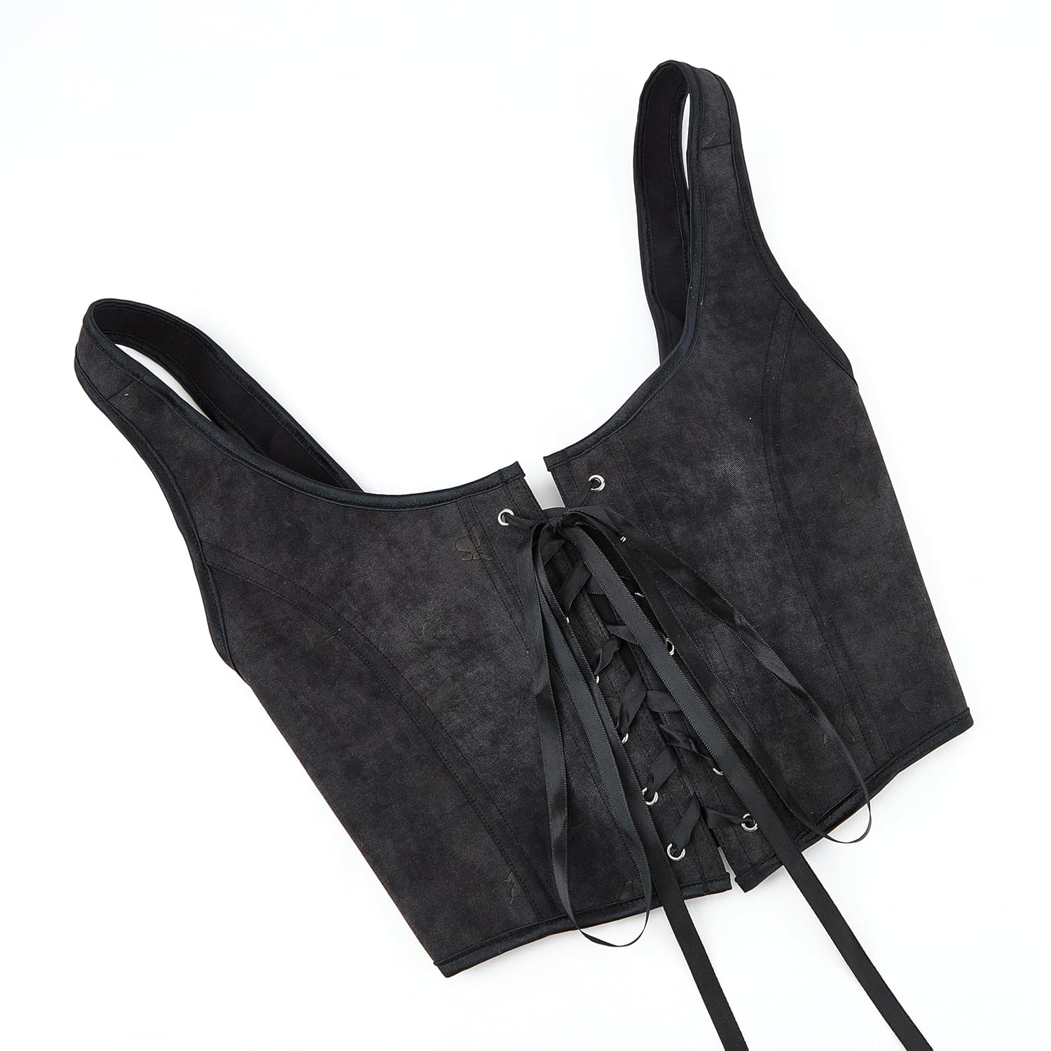 OVOY Women's Vintage Lace-Up Corset Bustier — image 2
