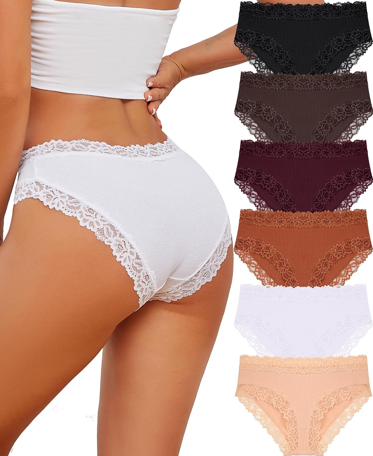 Knowyou No Roll Lace Hipster Panties