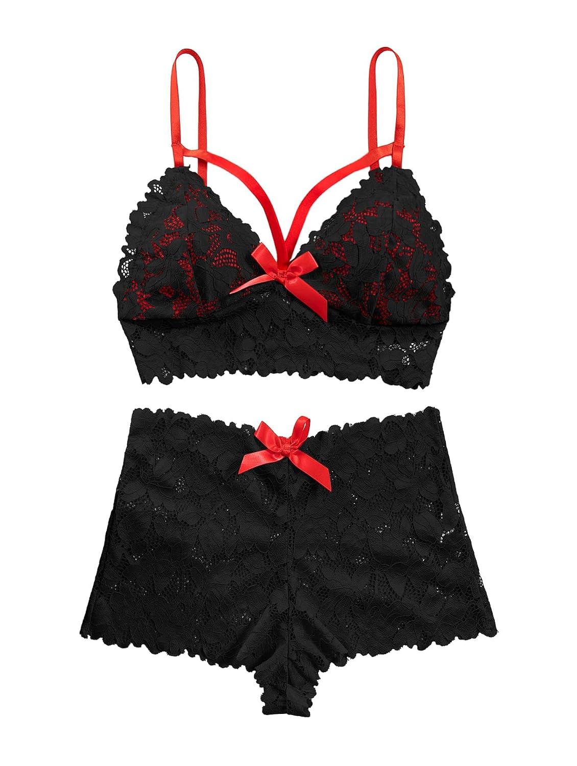 Lilosy Floral Lace Lingerie Set 2-Piece — image 5