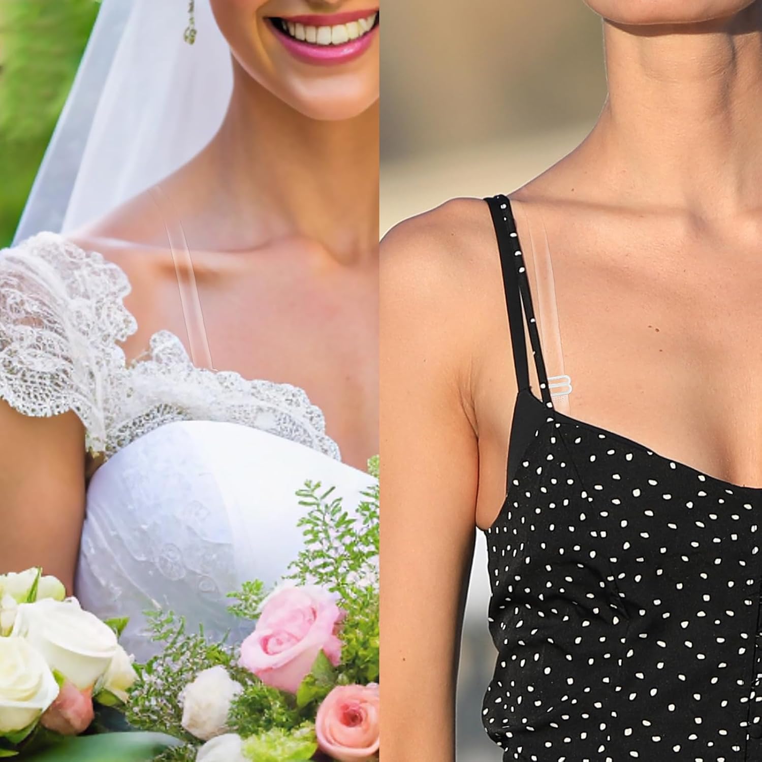AOZUO Invisible Clear Bra Straps for Women — image 6