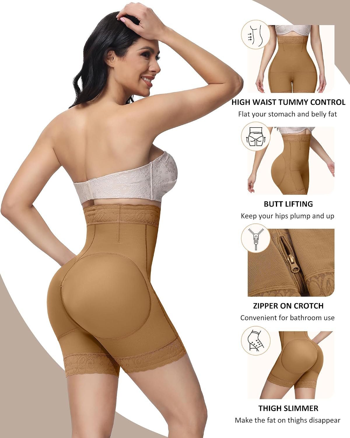 SHAPSHE Butt Lifting Shapewear Shorts — image 3