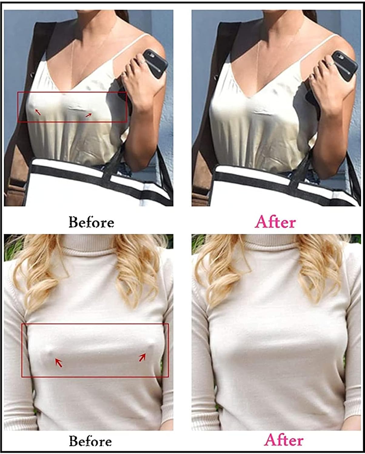 YISIBIA No-Show Satin Nipple Covers — image 5
