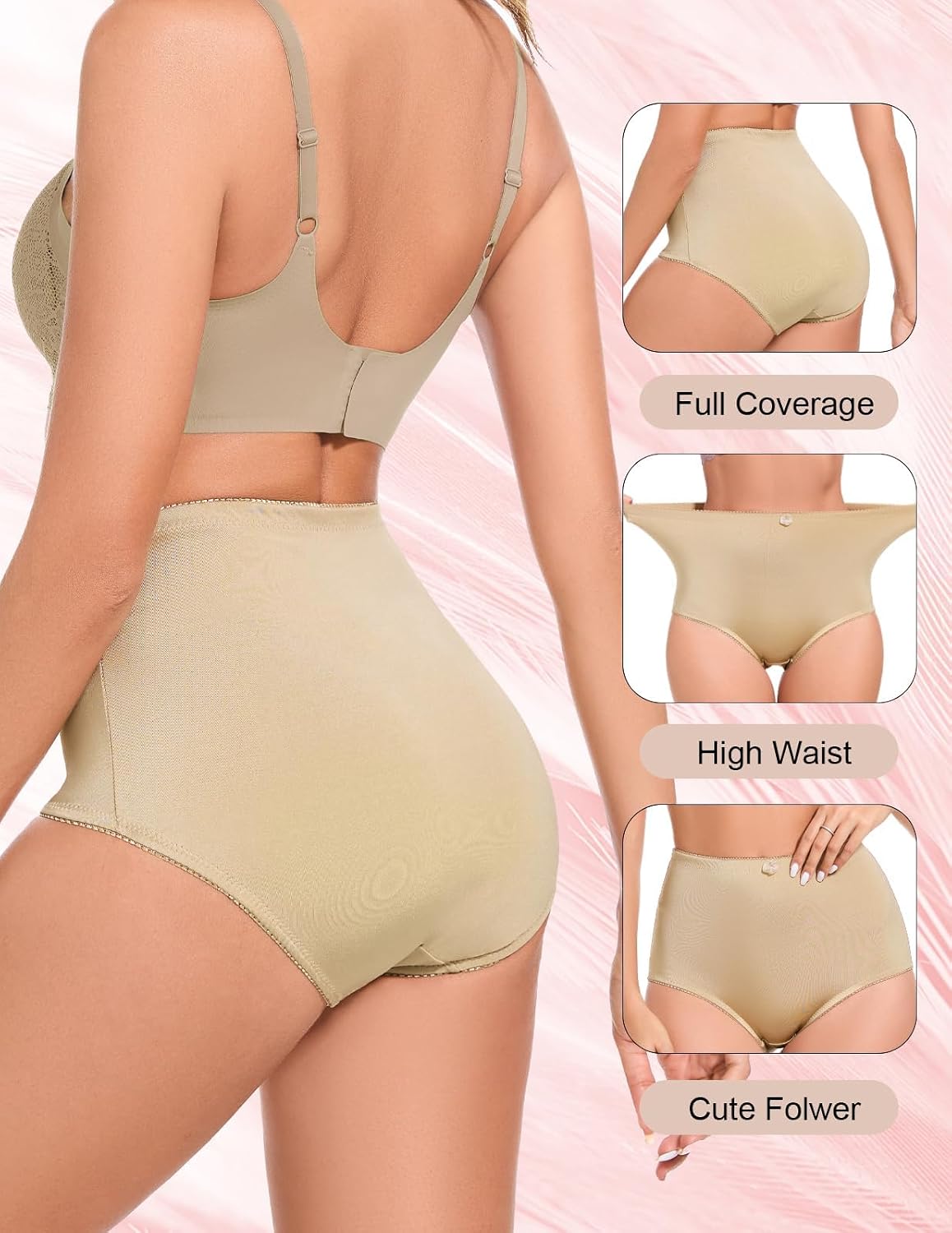 GAI YI 4-Pack High-Waist Tummy Control Panties — image 3