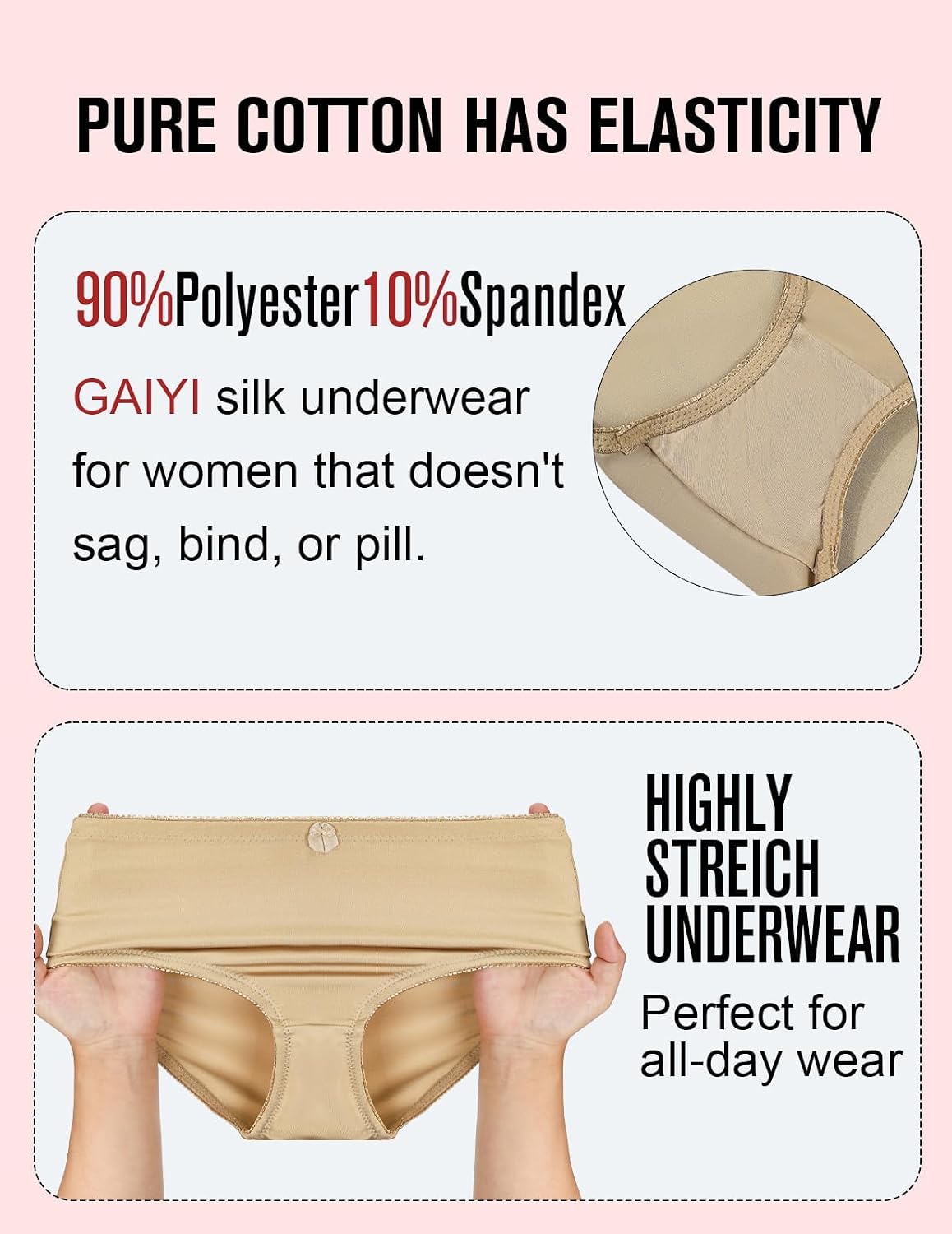 GAI YI 4-Pack High-Waist Tummy Control Panties — image 5