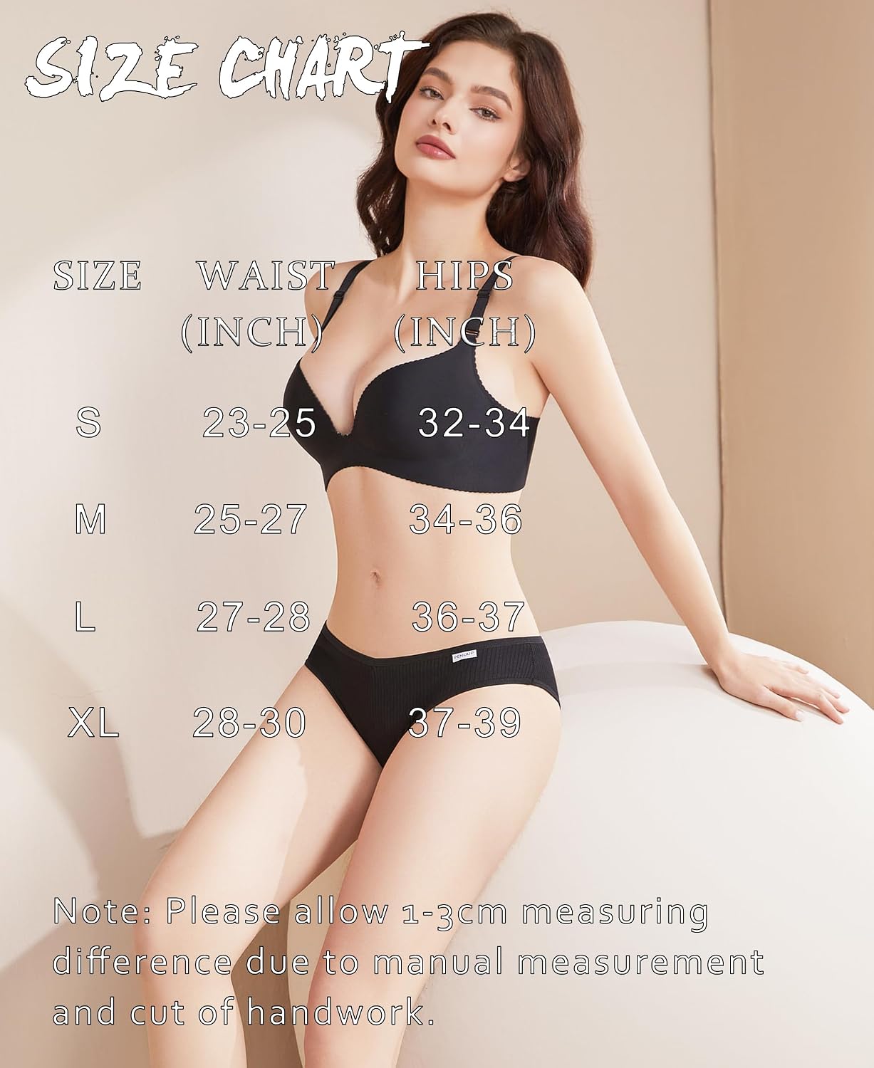 PENUUP Ribbed Bikini Underwear 6-Pack for Women — image 5