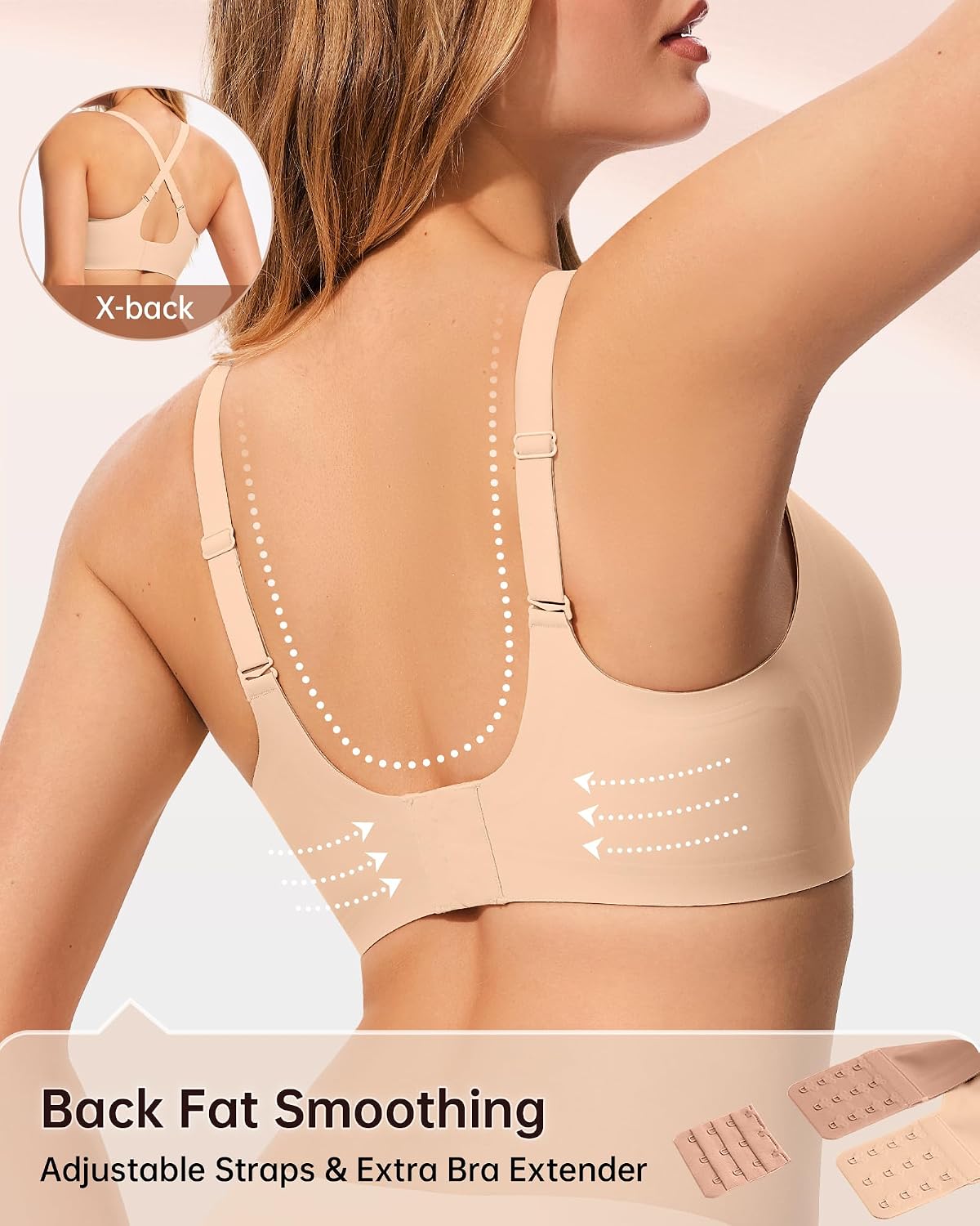 LetsJoli Jelly Wireless Water Drop Bra for Women — image 4