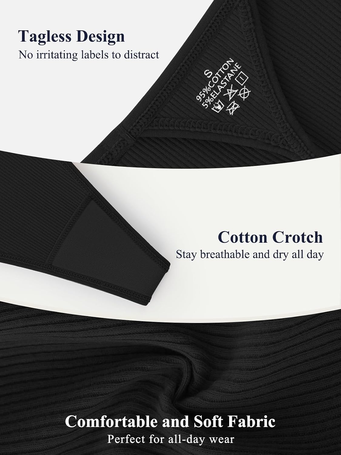 PNQUNZ 6-Pack Cotton Low Rise G-String Thongs — image 4