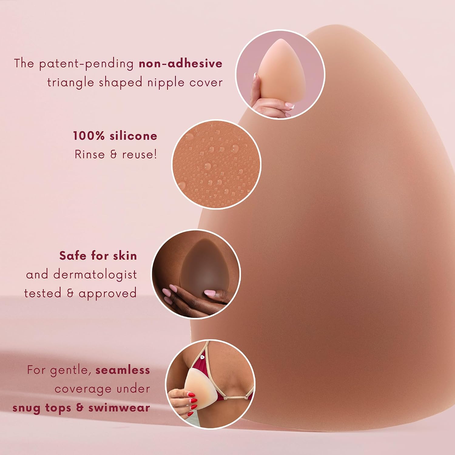 CAKES Body Reusable Silicone Nipple Covers — image 3