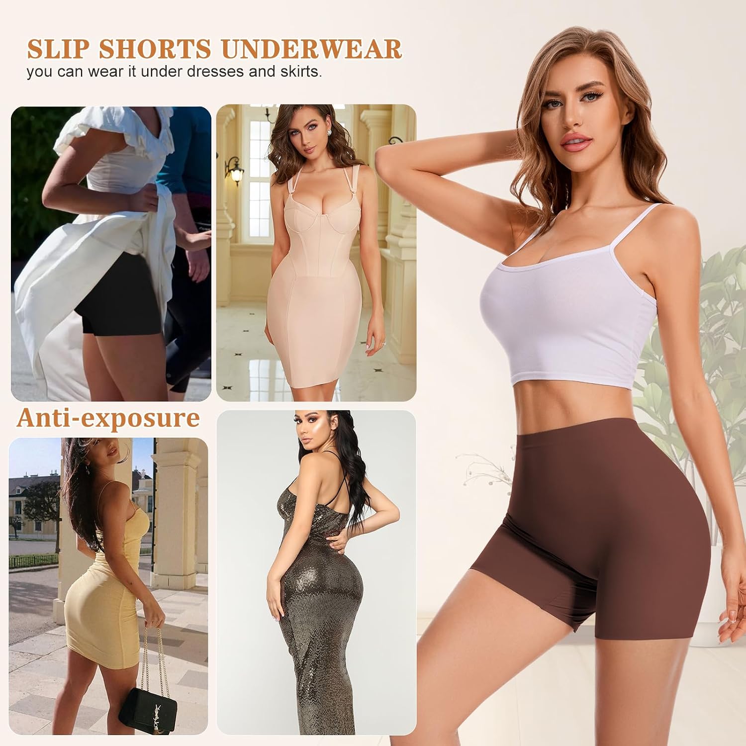 AliyaFeng Women's Tummy Control Slip Shorts — image 4