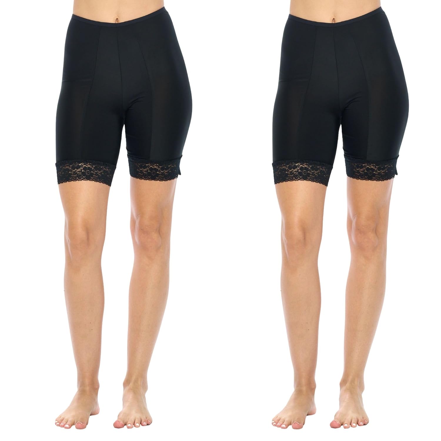 Undersummers Moisture-Wicking Slip Shorts 2-Pack