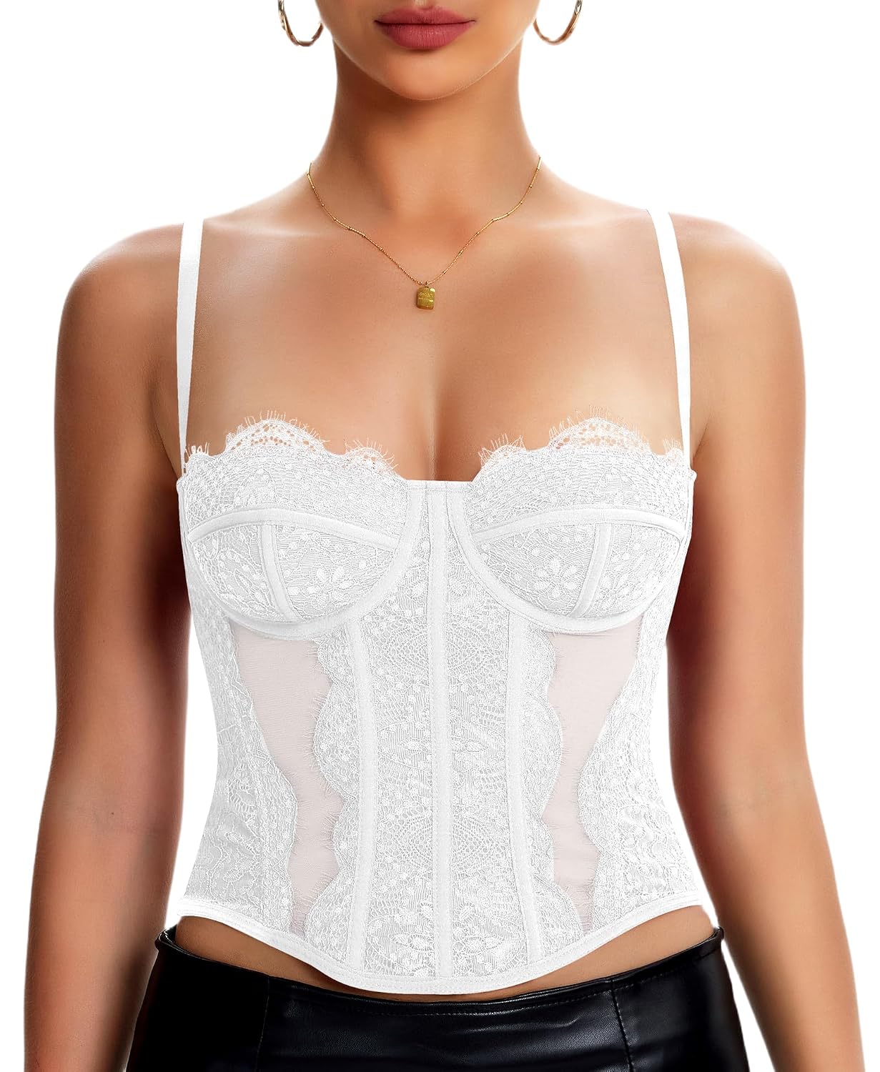Werkiss Lace Corset Bustier for Women — image 10