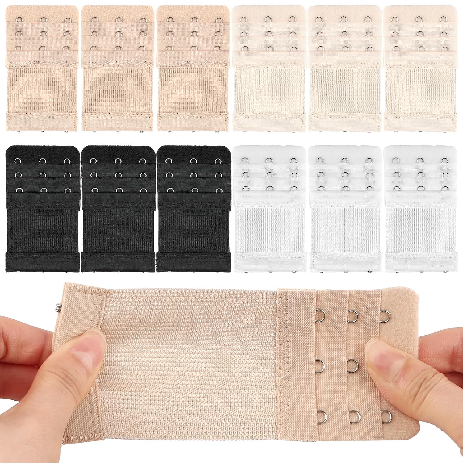 PEASUG 3 Hook Bra Extender Strap