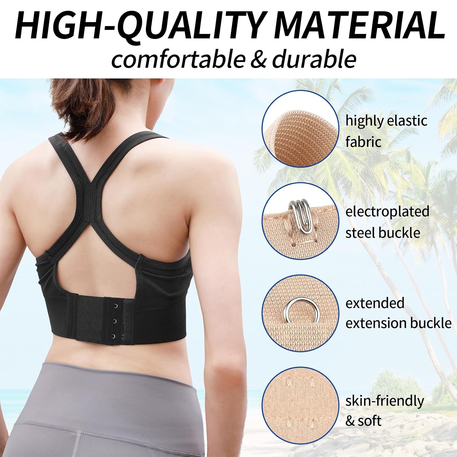 PEASUG 3 Hook Bra Extender Strap — image 4