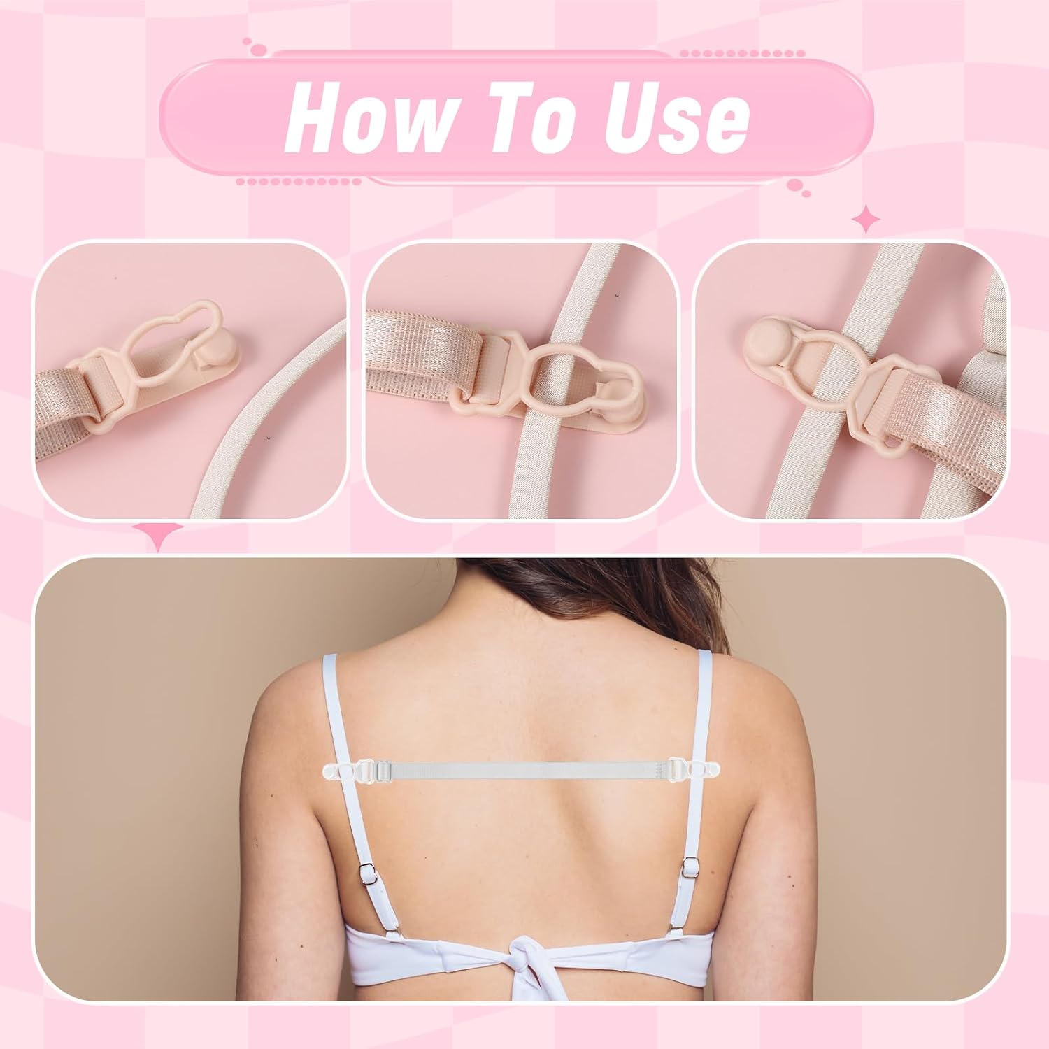 KALIONE Non-Slip Bra Strap Clips Holders — image 5