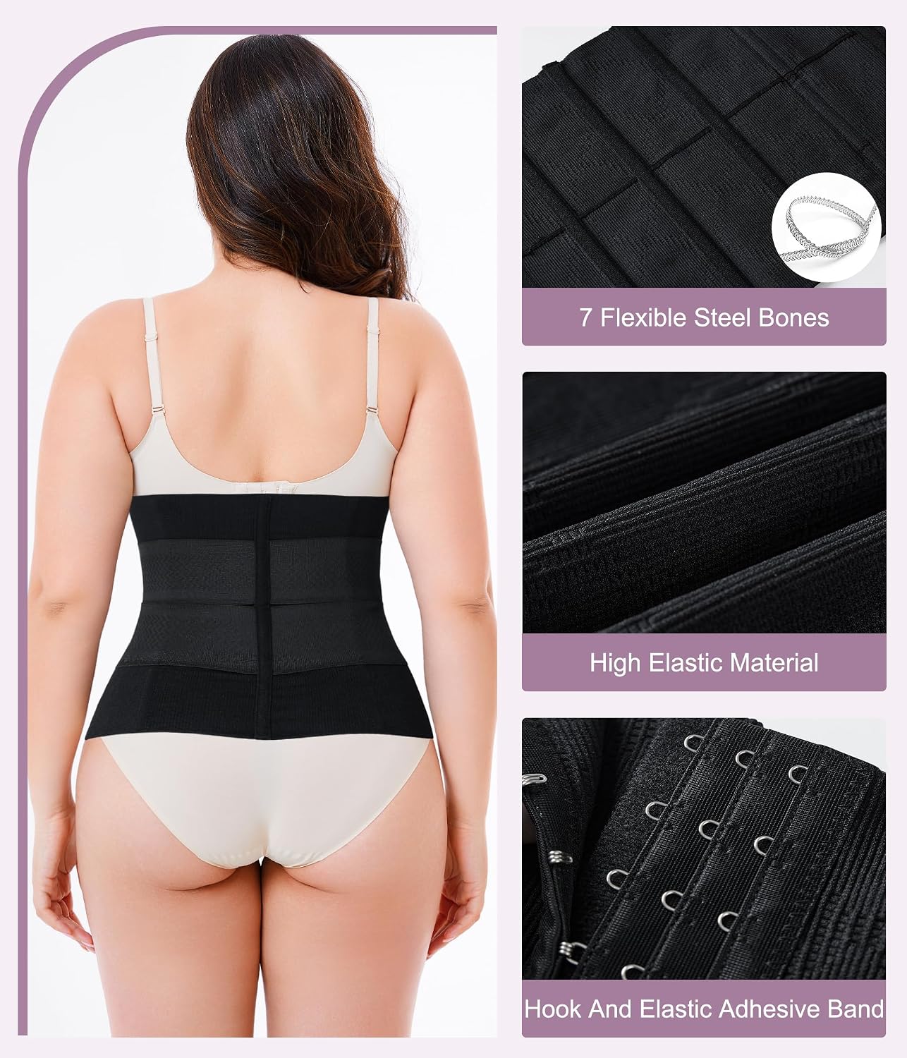 YERKOAD Plus Size Waist Trainer Corset — image 4