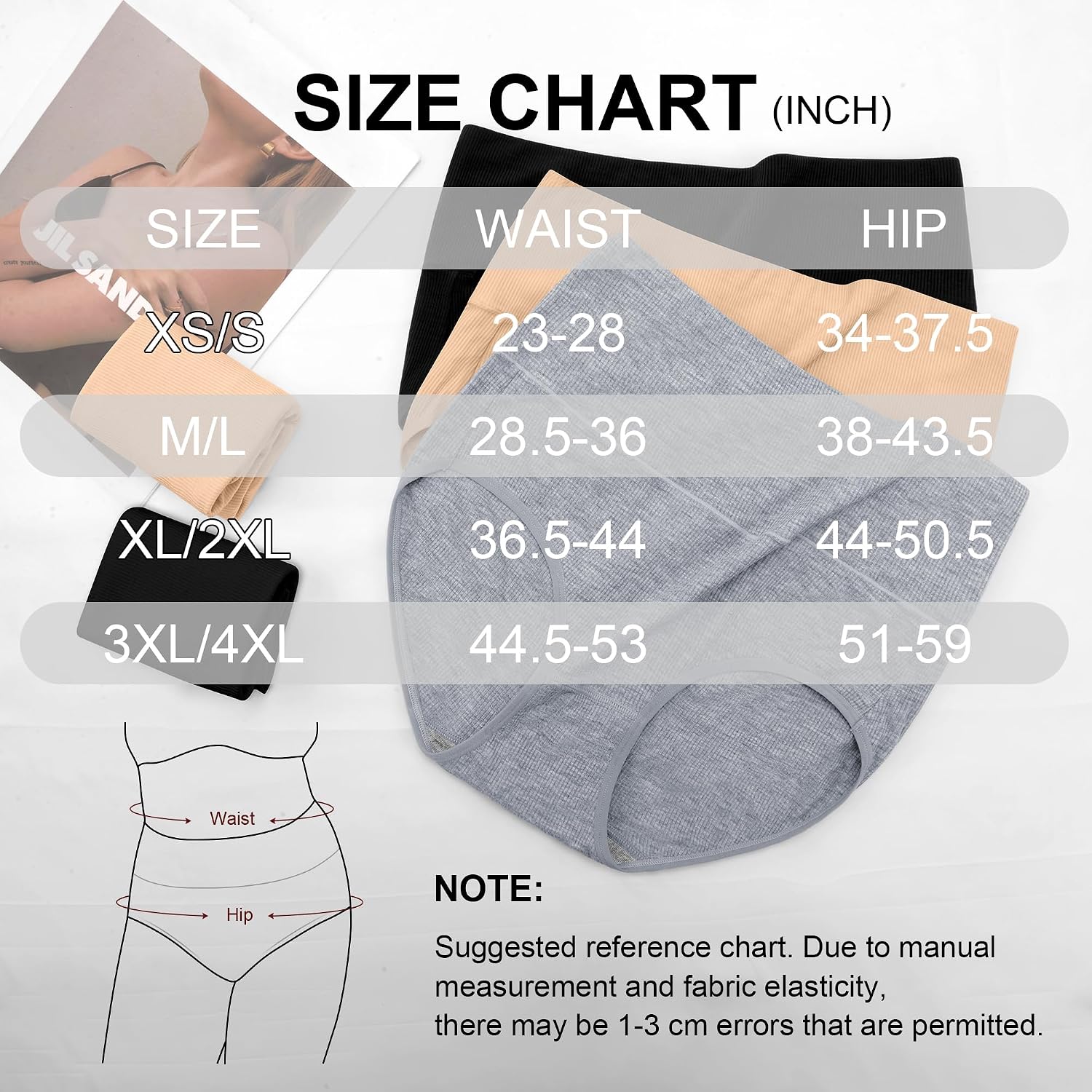 Asbestt Women's High Waisted Cotton Briefs — image 6