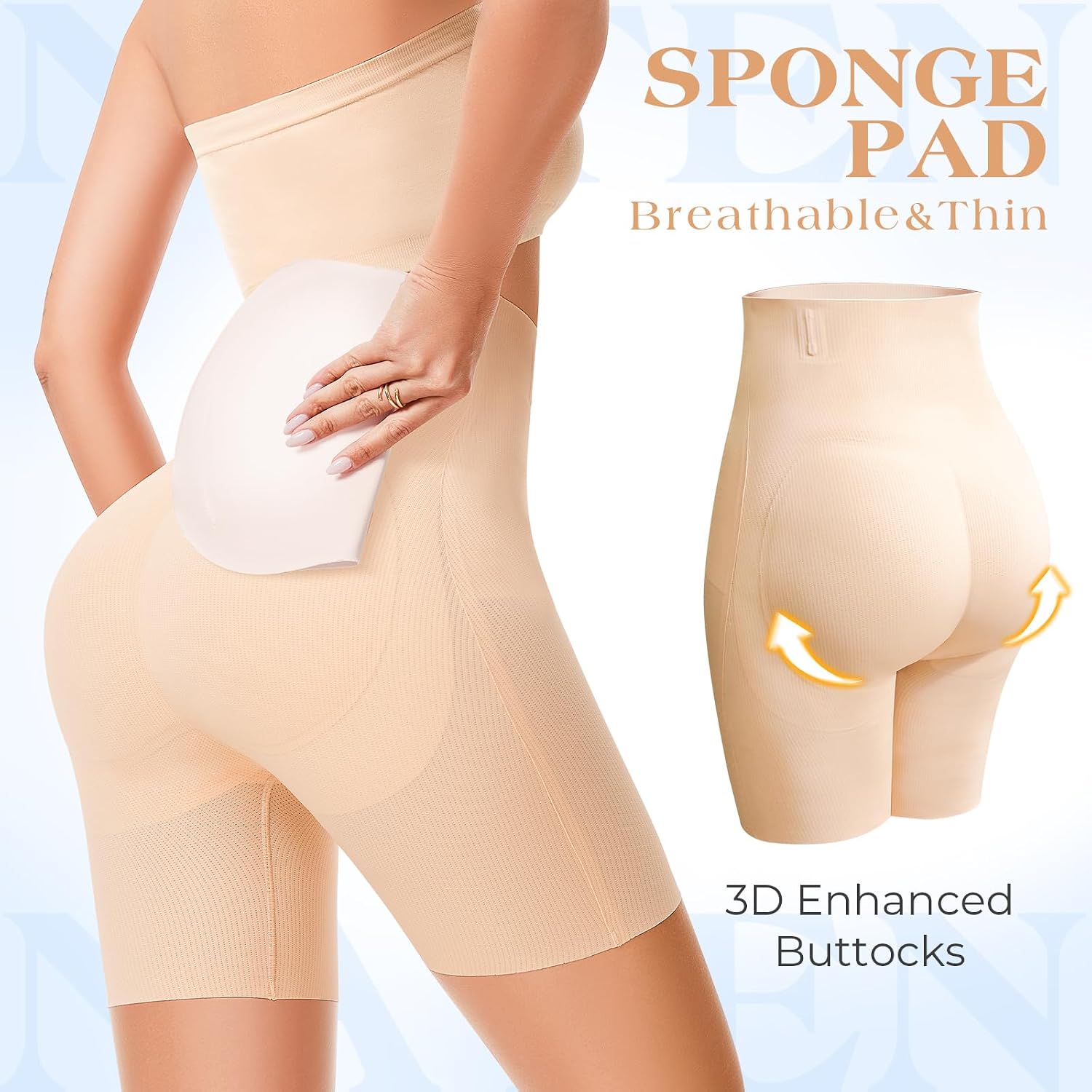 NaTen High Waist Tummy Control Butt Lifter Panties — image 2