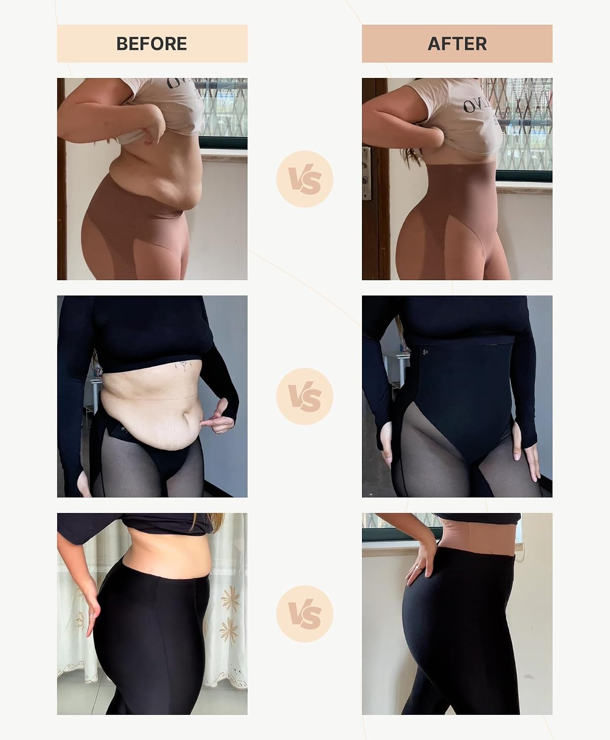 SHAPELLX Women's High Waist Body Shaper Panties — image 4