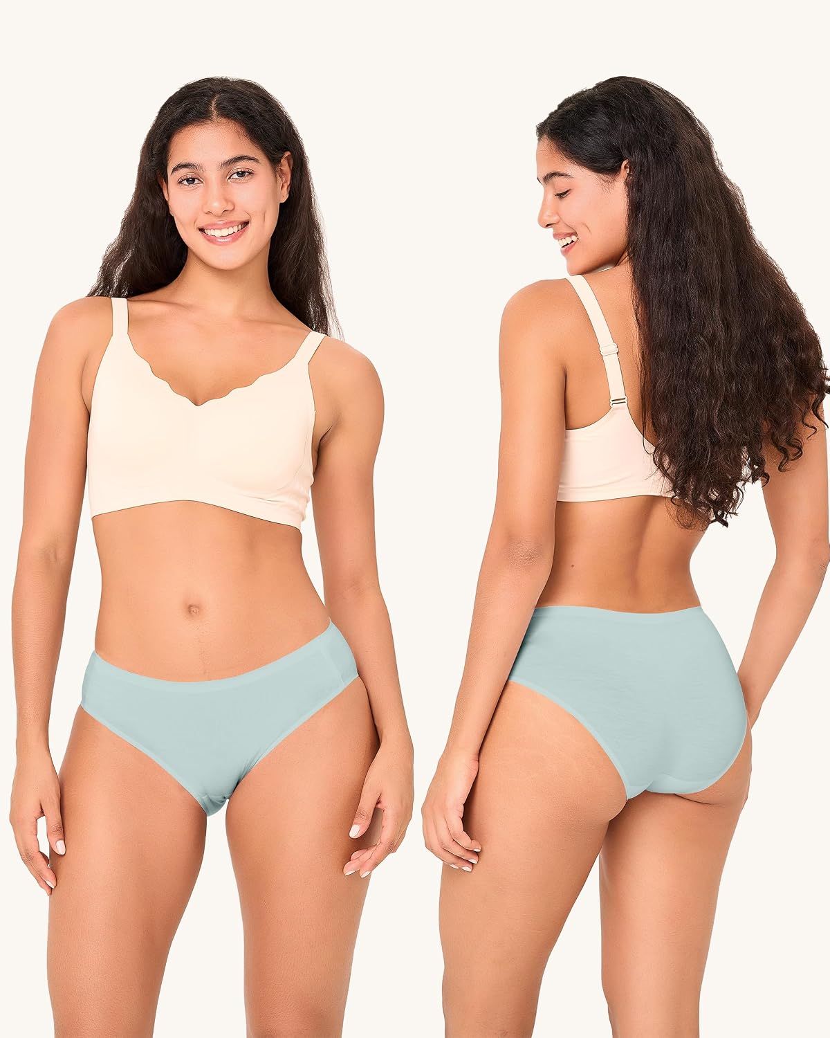 BAMBOO COOL No Show Seamless Bikini Panties 6-Pack — image 2