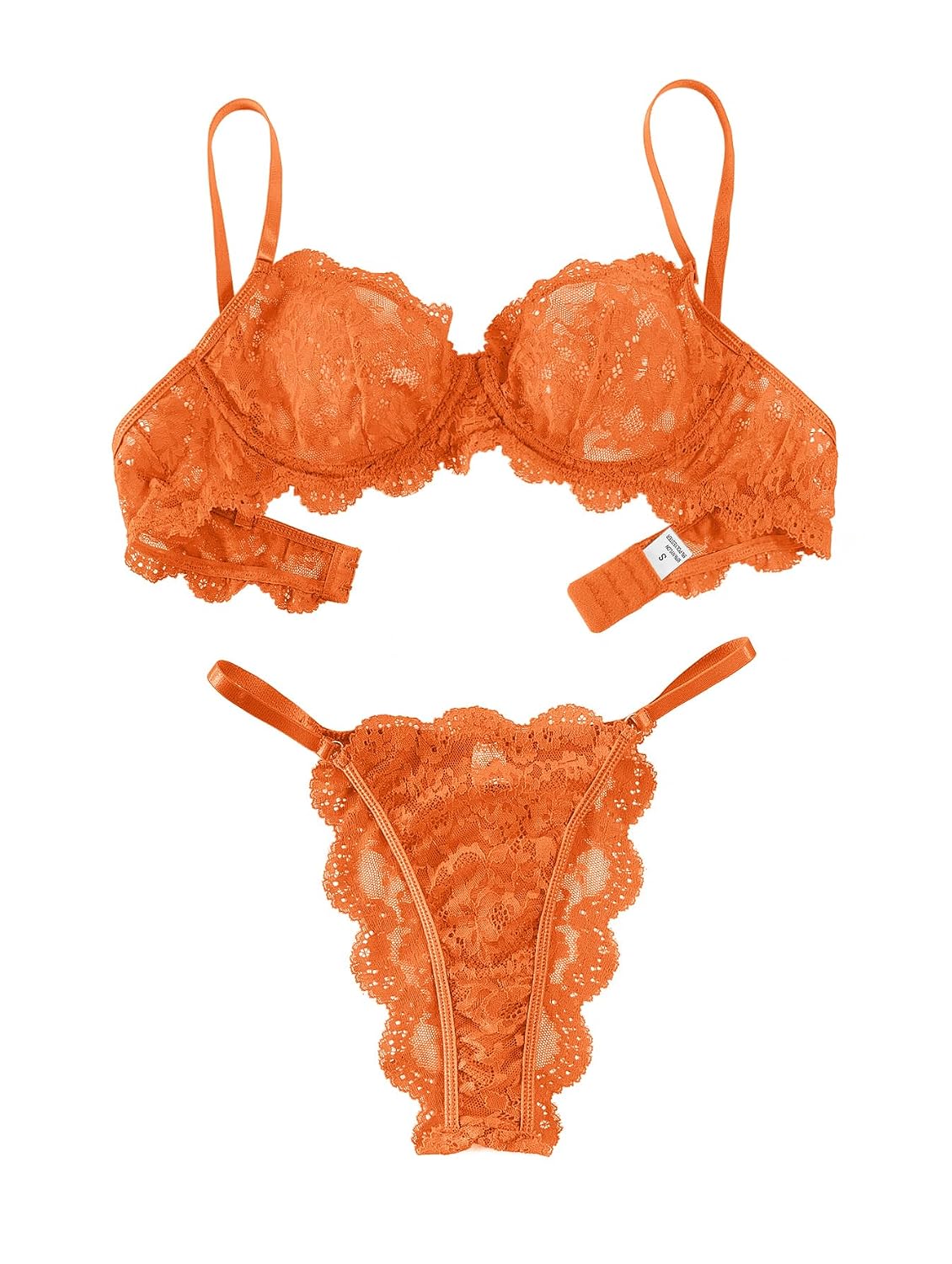 Lilosy Sheer Lace Push Up Lingerie Set — image 4