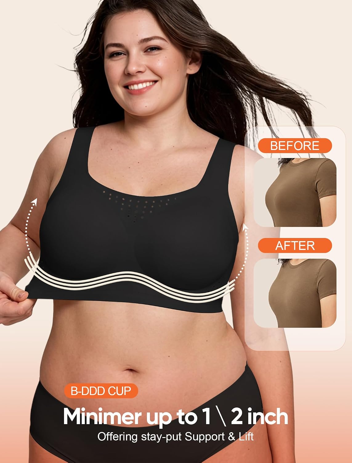 Easybunny Wireless Minimizer Bra for Women — image 2