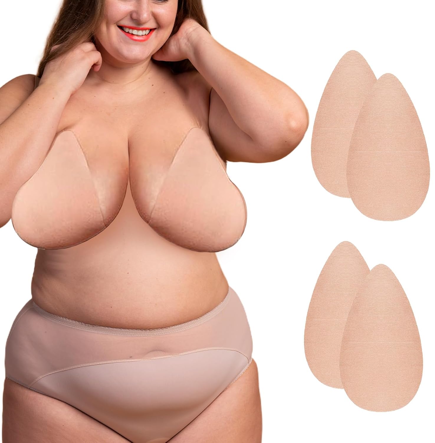 Jolbndcv Invisible Breast Lift Tape 2 Pairs