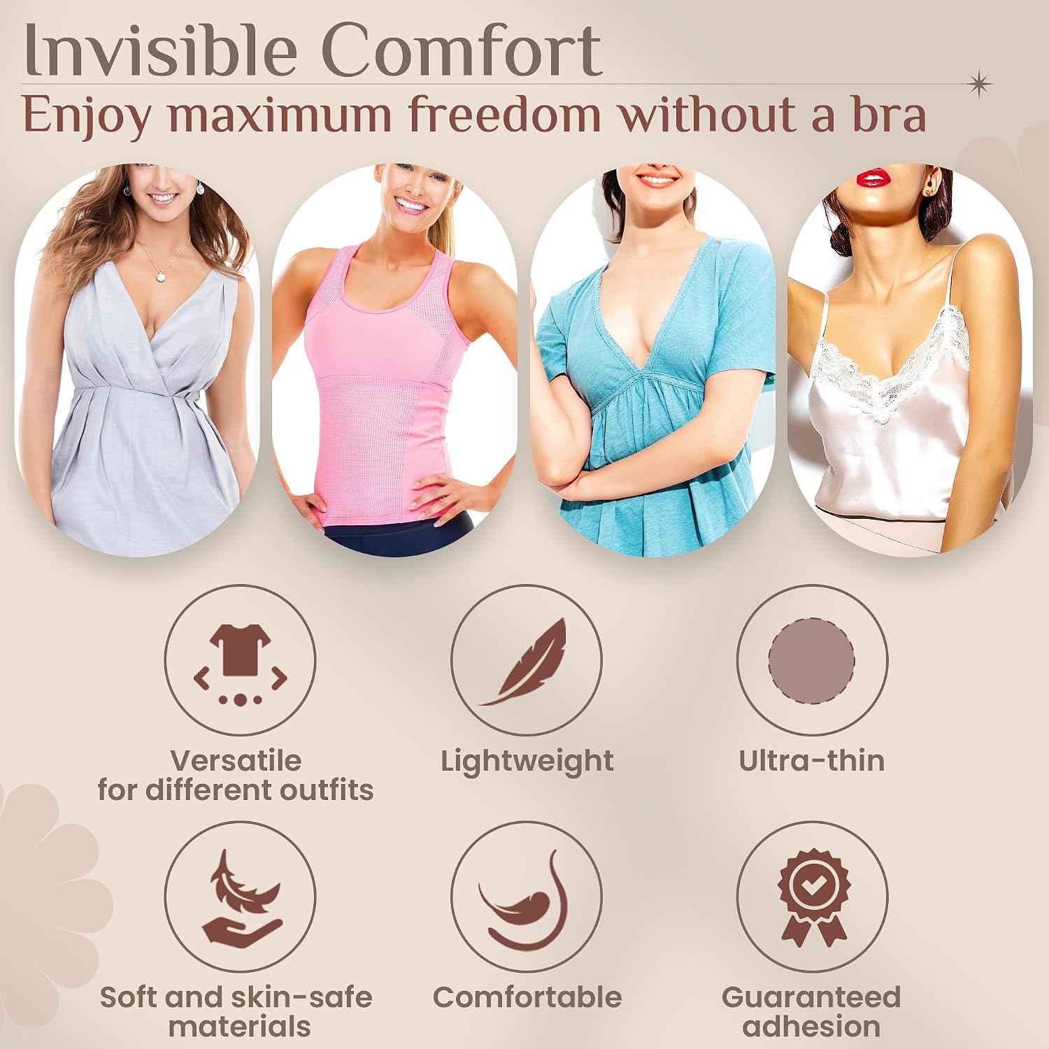 ELAMKAS ORIGINAL Reusable Silicone Nipple Covers Seamless — image 6