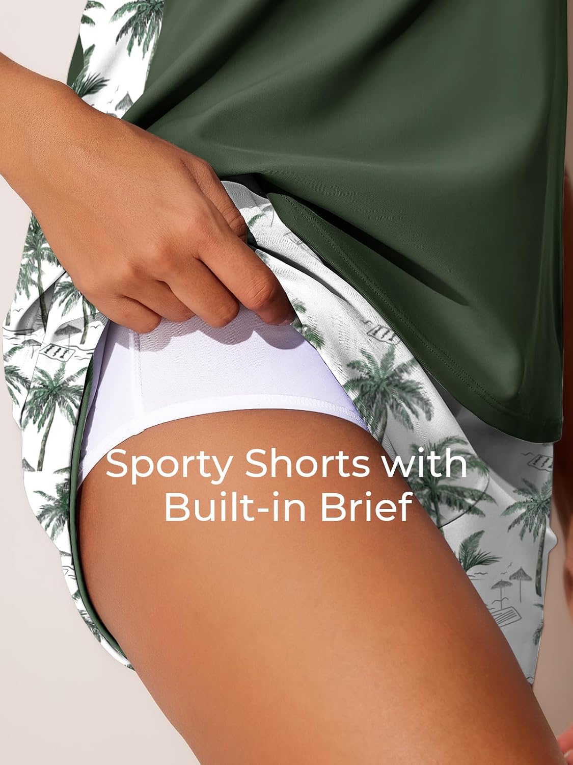 Summer Mae Blouson Tankini with Tummy Control — image 5