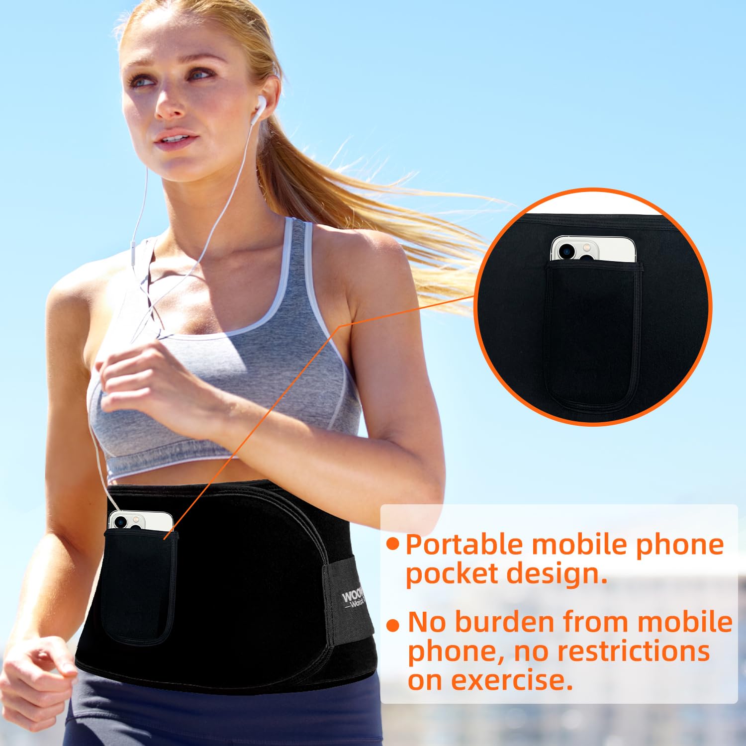 Woowruier Sweat Waist Trainer Belt for Women — image 4