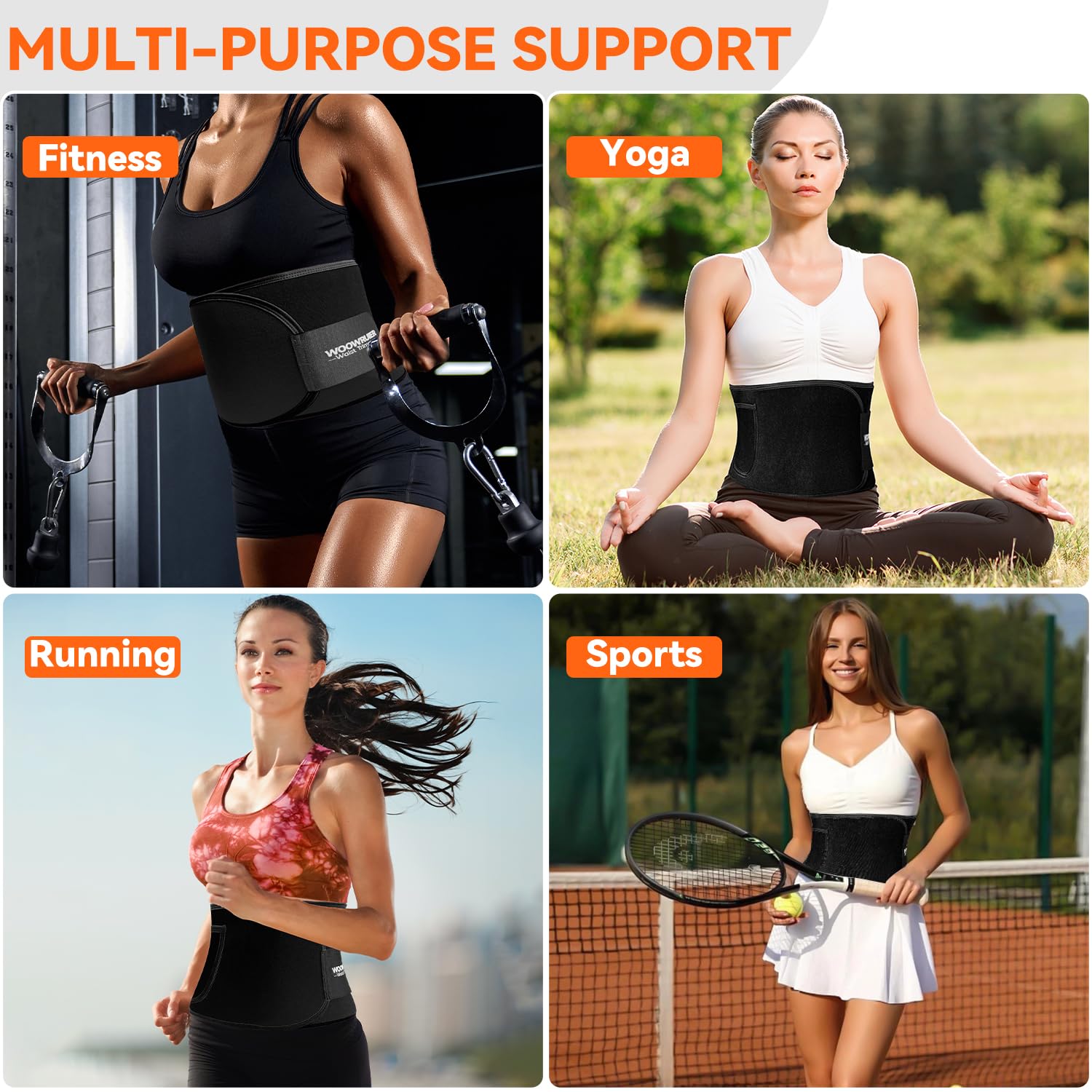 Woowruier Sweat Waist Trainer Belt for Women — image 6